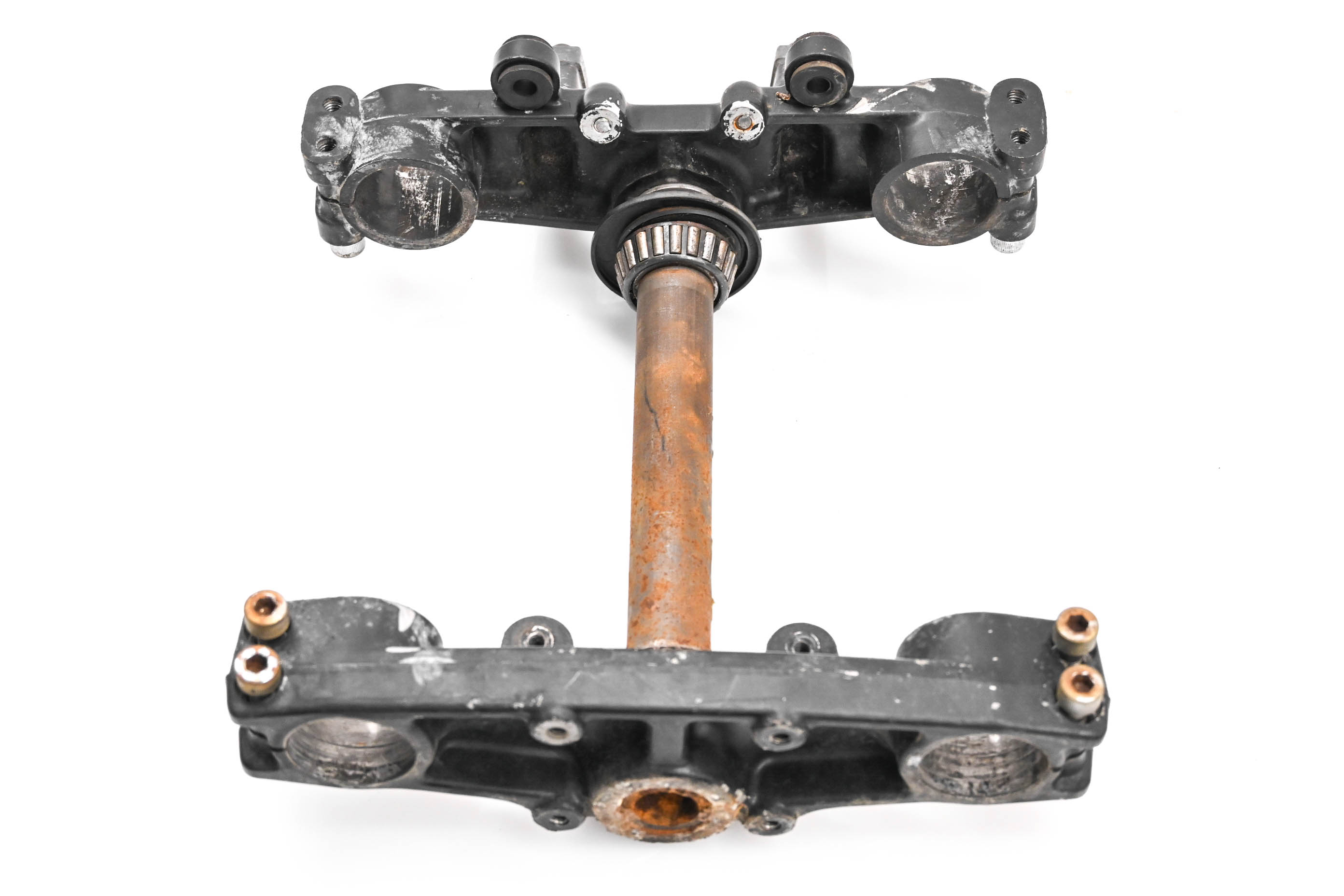 84 Kawasaki KL600A Triple Tree Handlebar Clamp