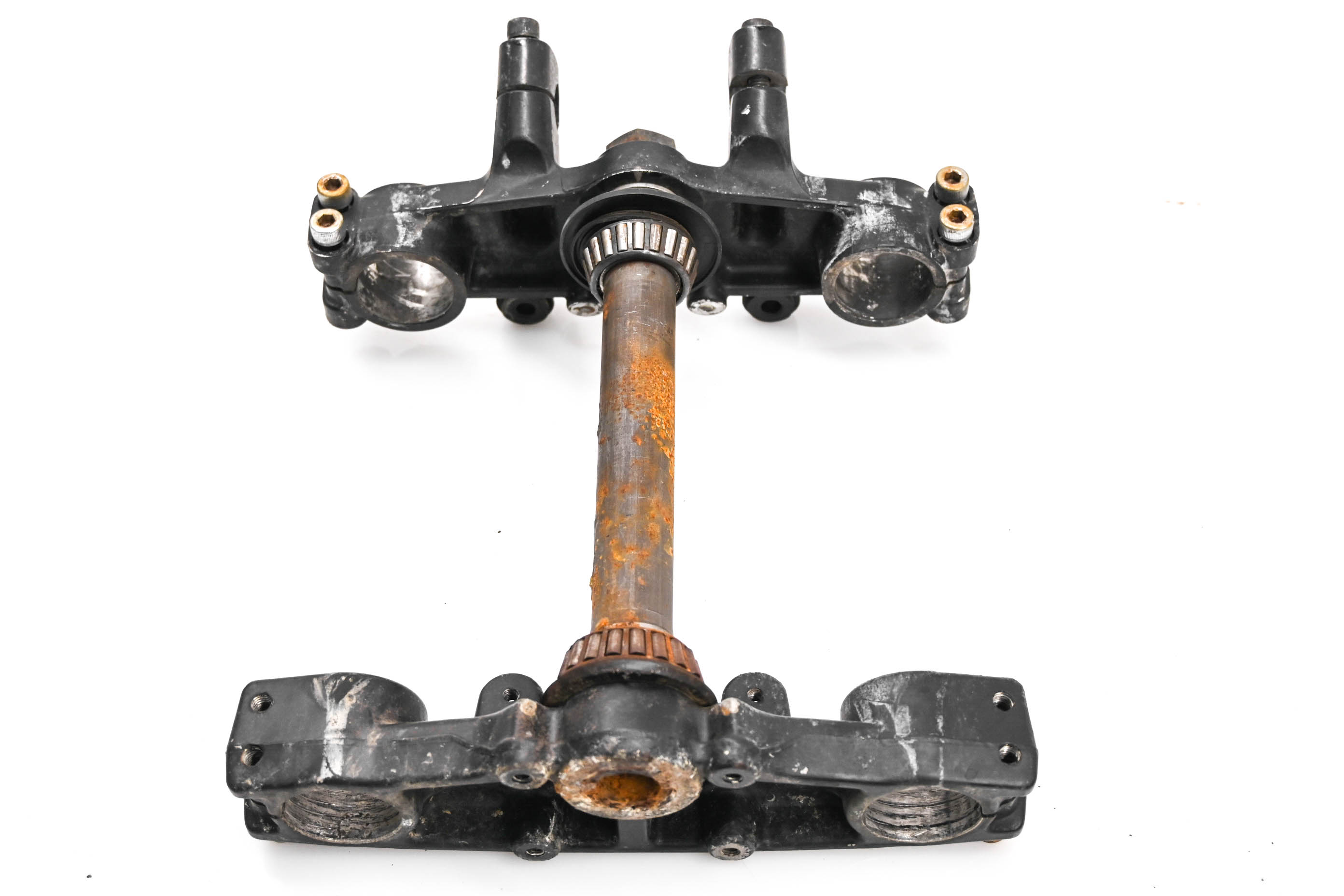 84 Kawasaki KL600A Triple Tree Handlebar Clamp