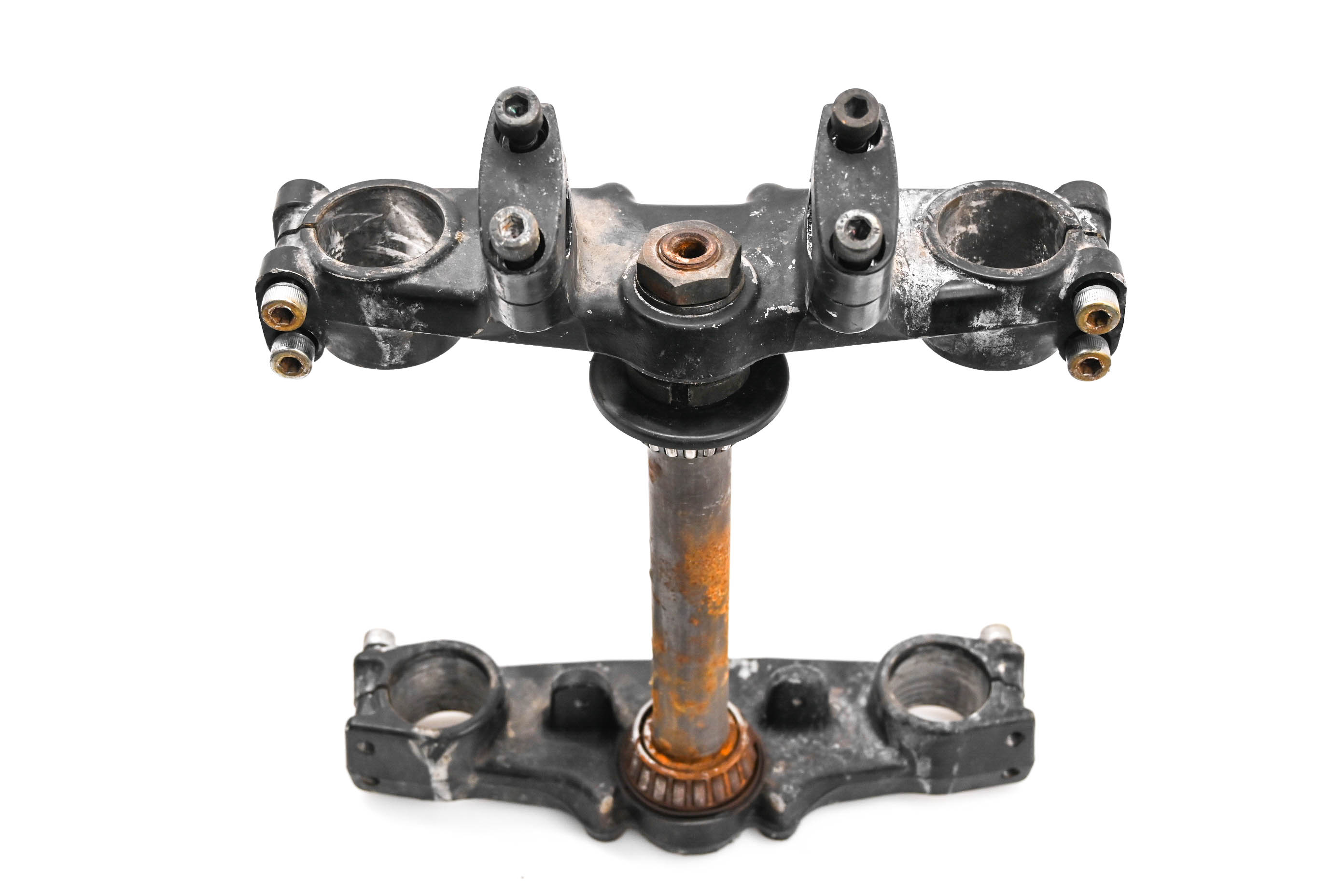 84 Kawasaki KL600A Triple Tree Handlebar Clamp