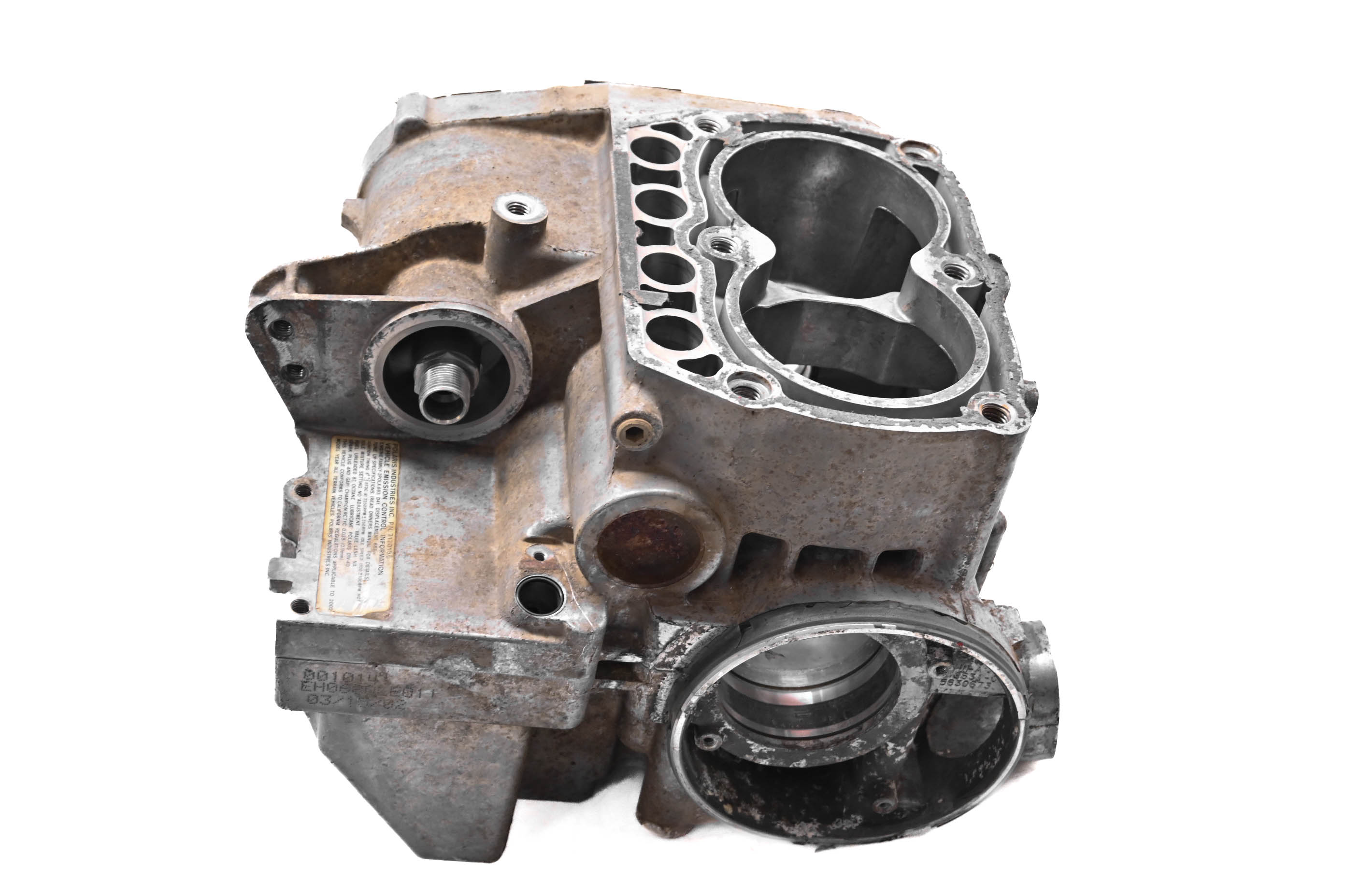 02 Polaris Sportsman 700 4x4 Crankcase Center Crank Case