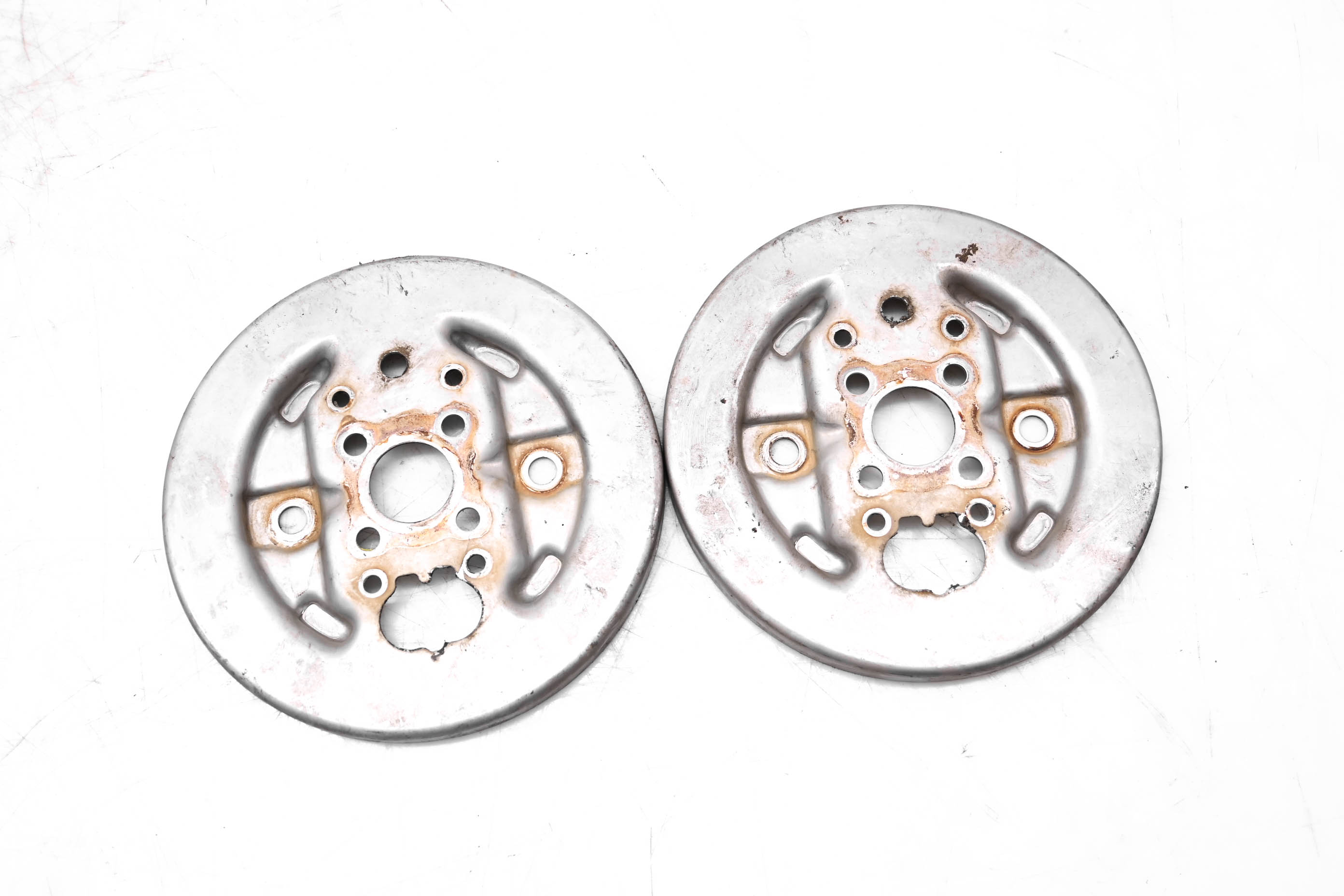 98 Honda Fourtrax 300 2x4 Front Brake Drum Housing Covers Left & Right TRX300