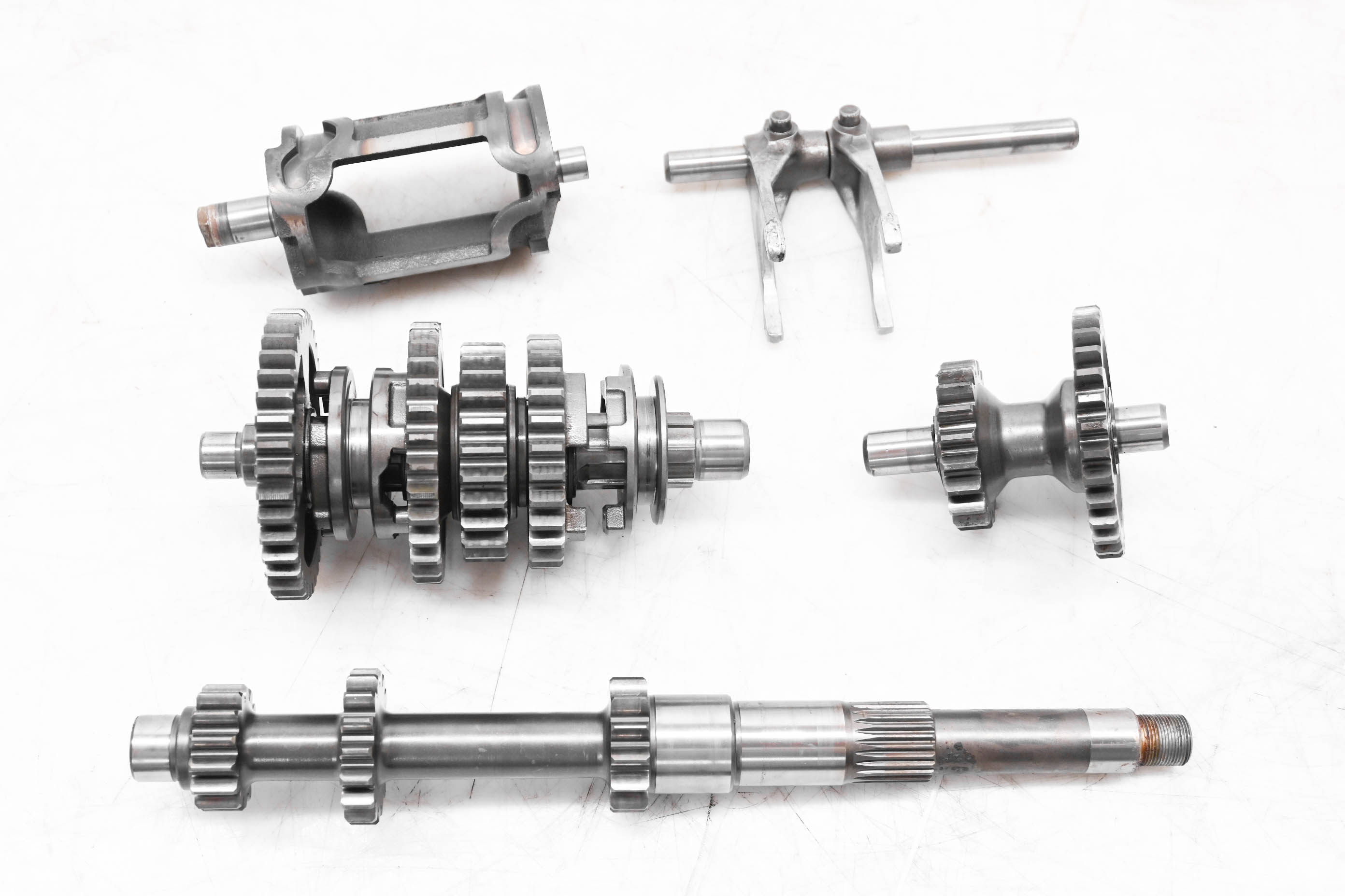 00 Yamaha Grizzly 600 4x4 Transmission Shift Forks & Drum YFM600F