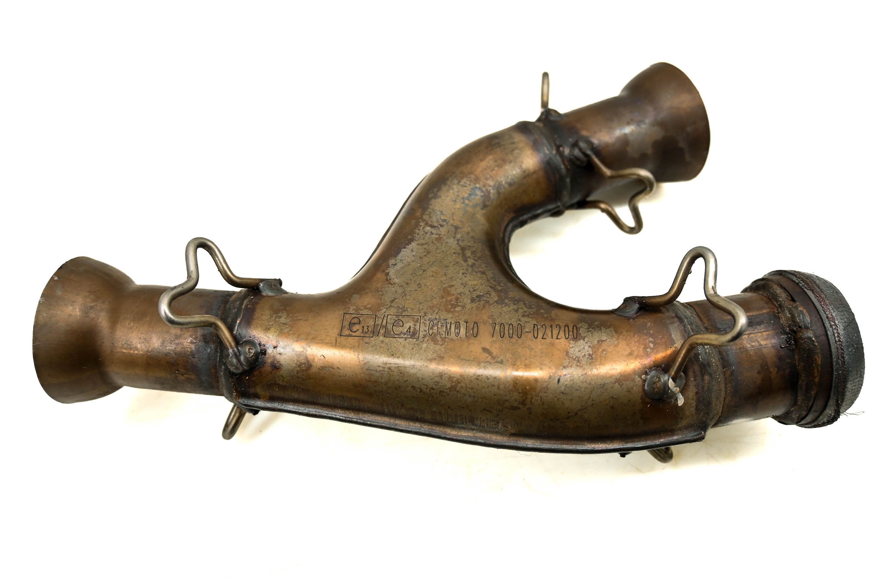 21 CFMoto ZForce 800 EX 4x4 Middle Exhaust Collector Connector Pipe