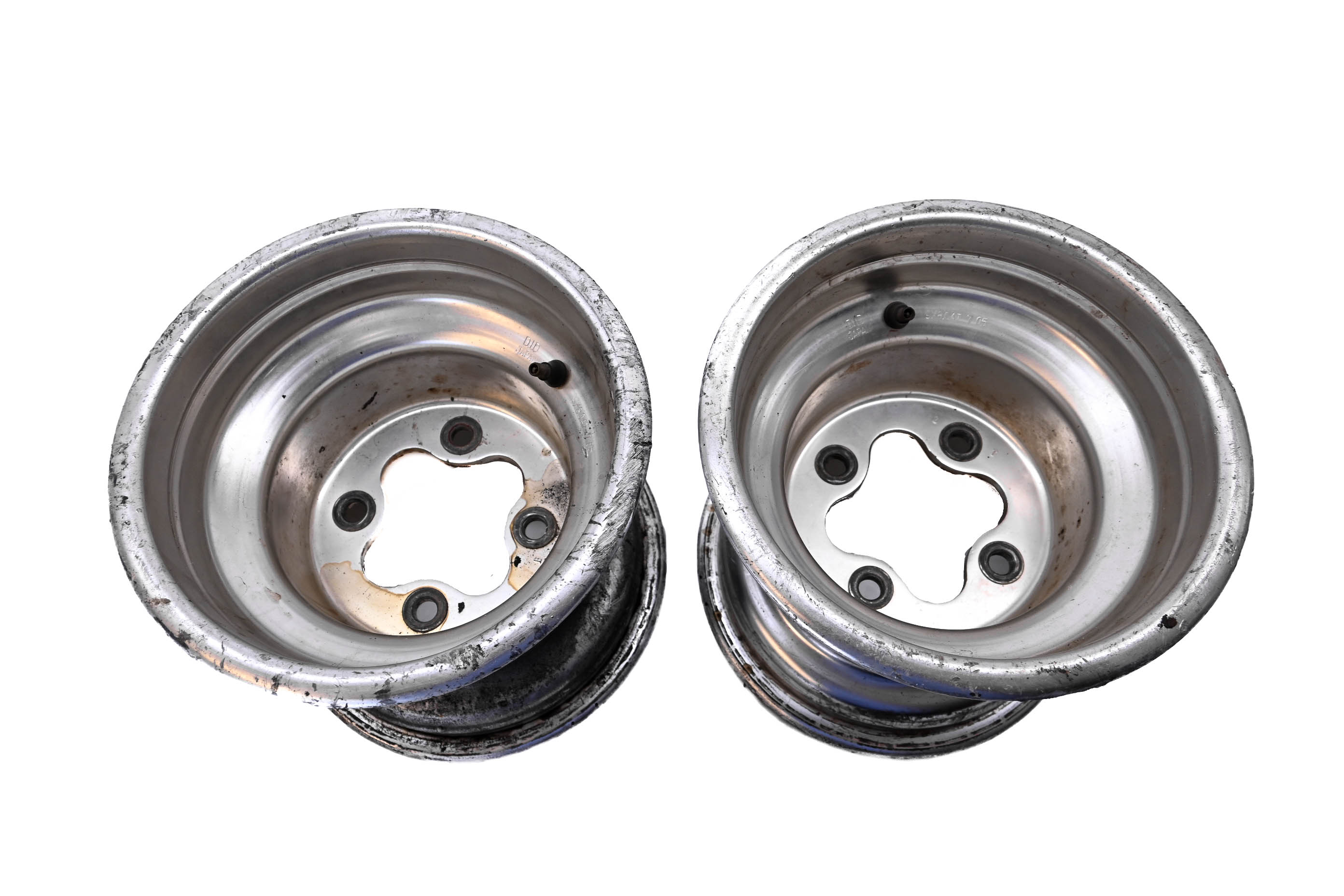 96 Yamaha Warrior 350 2x4 Rear Wheels Rims 9X8 4/110 YFM350X