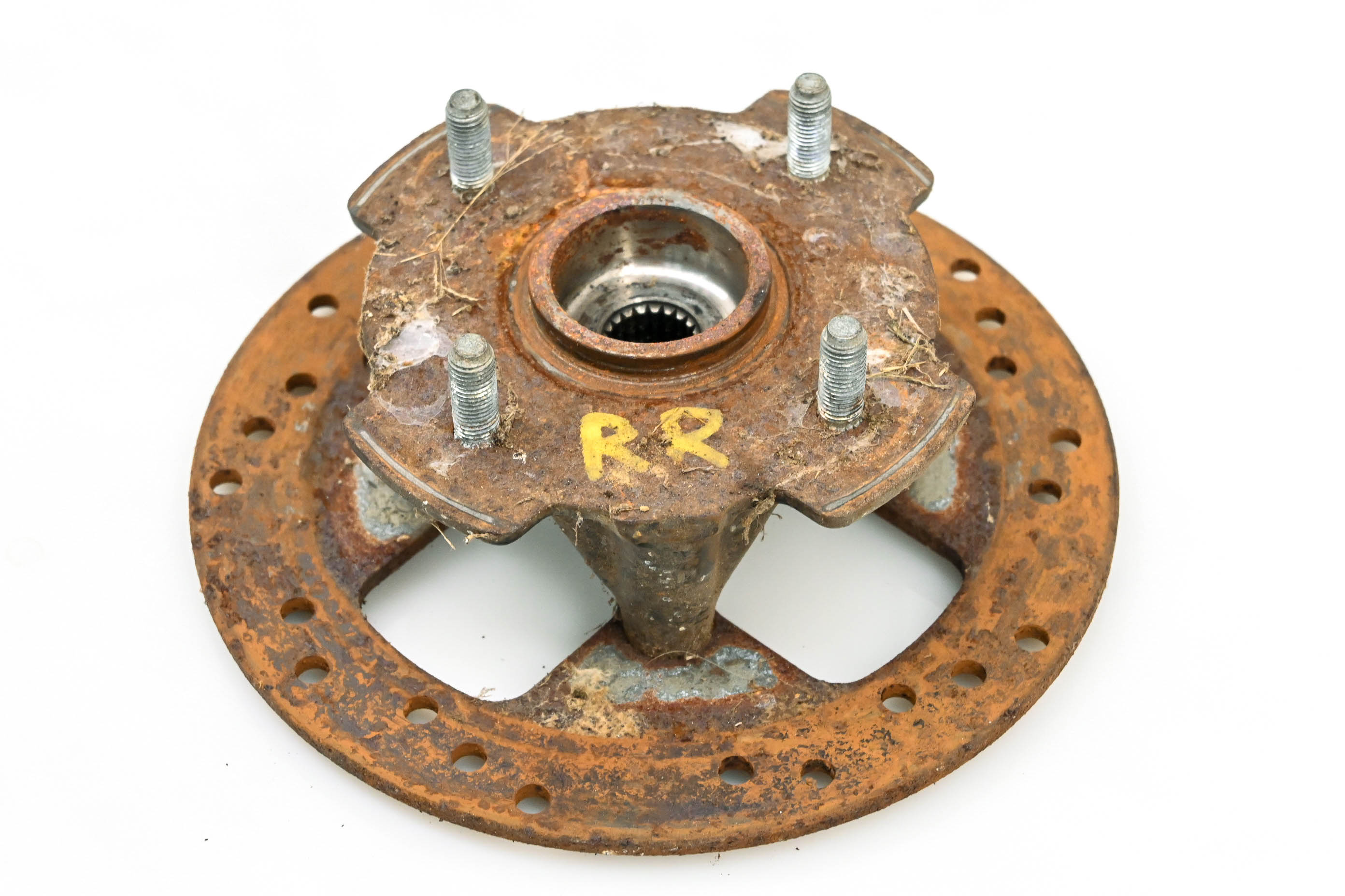04 Can-Am Quest 500 4x4 Rear Wheel Hub & Rotor Right Bombardier