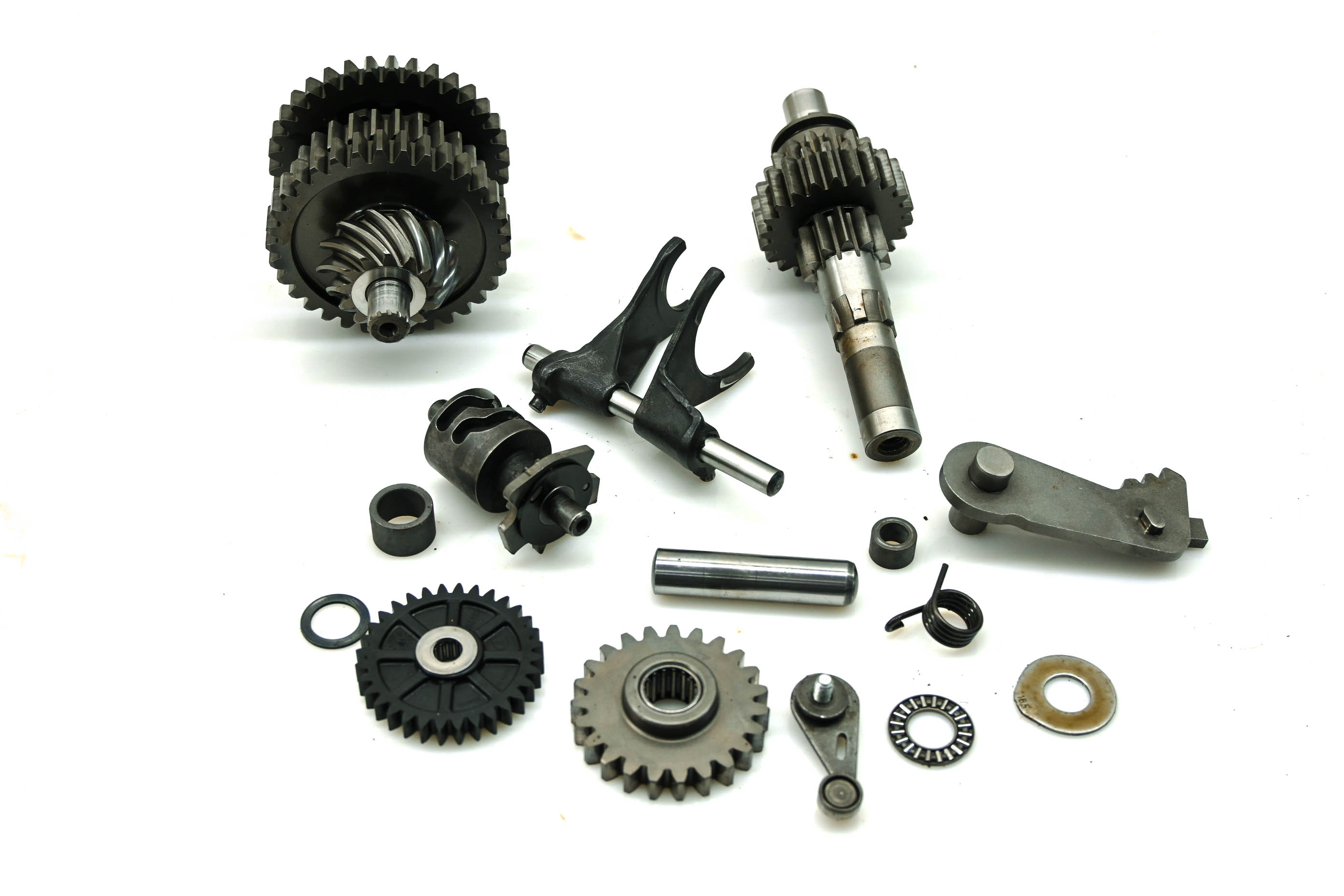 04 Can-Am Quest 500 4x4 Transmission Shift Forks & Drum Bombardier
