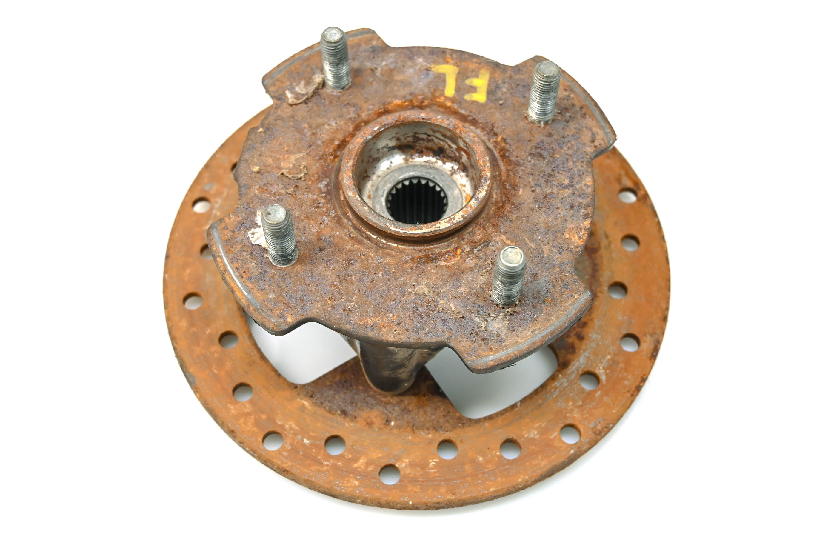 04 Can-Am Quest 500 4x4 Front Wheel Hub & Rotor Left Bombardier
