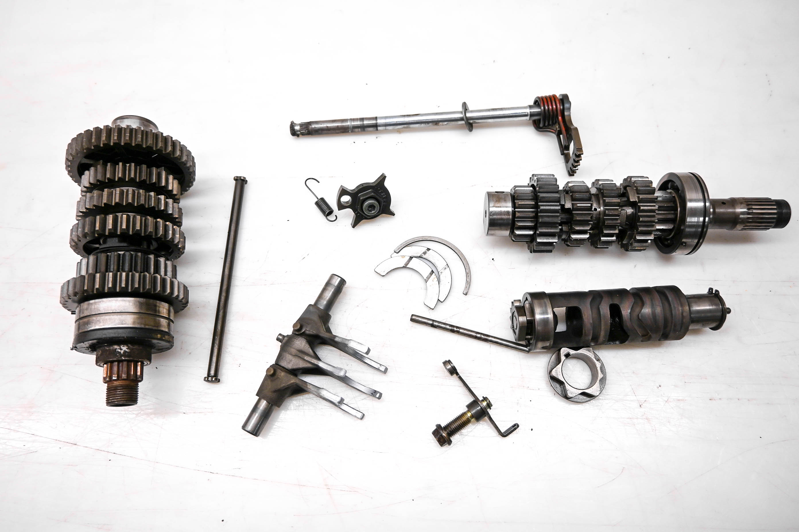 00 Suzuki Katana 600 Transmission Shift Forks & Drum GSX600F
