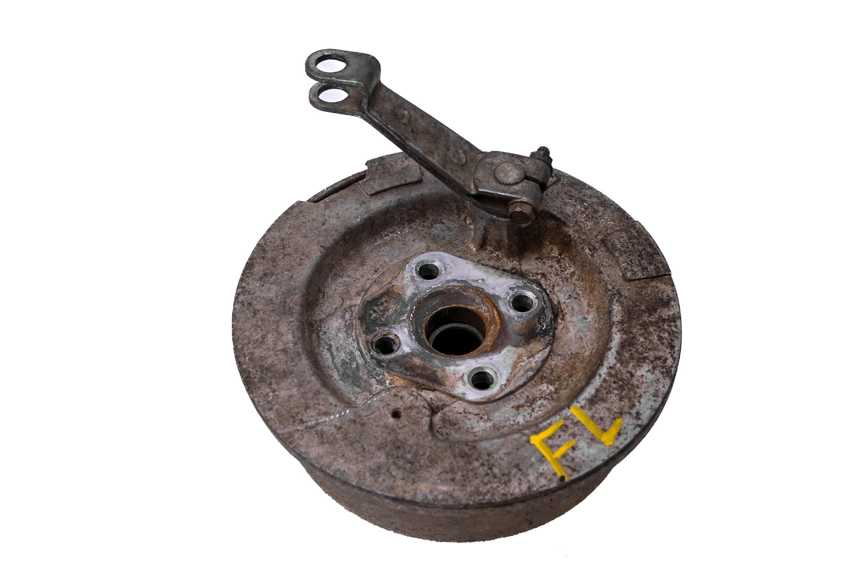 01 Kawasaki Bayou 220 2x4 Front Left Brake Drum Assembly KLF220