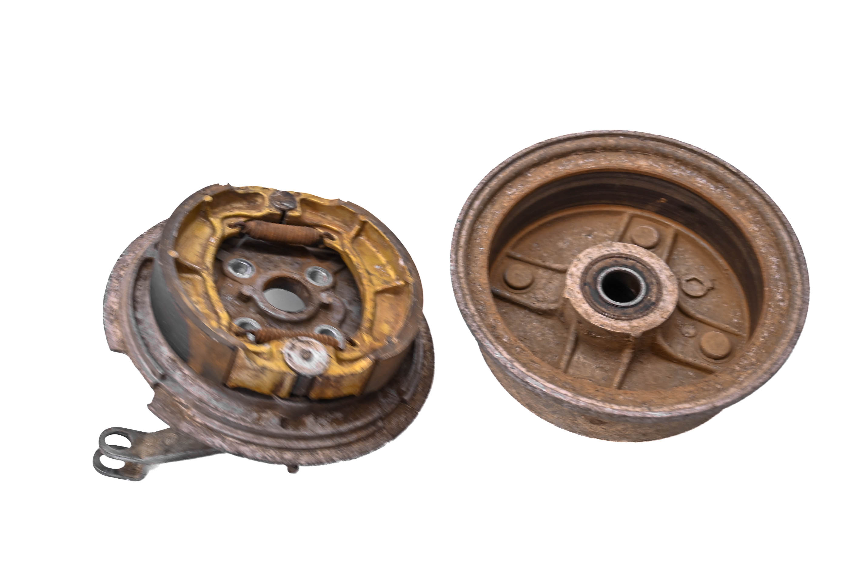 01 Kawasaki Bayou 220 2x4 Front Left Brake Drum Assembly KLF220