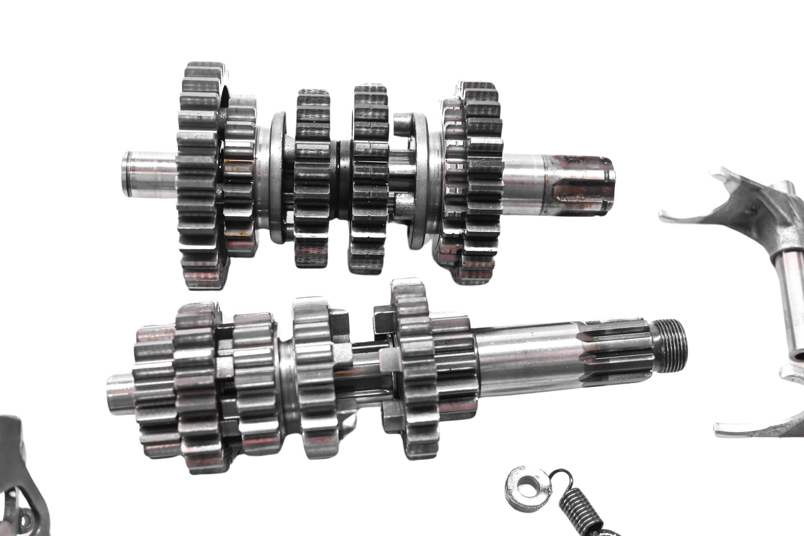 04 Kawasaki KX85 Transmission Shift Forks & Drum