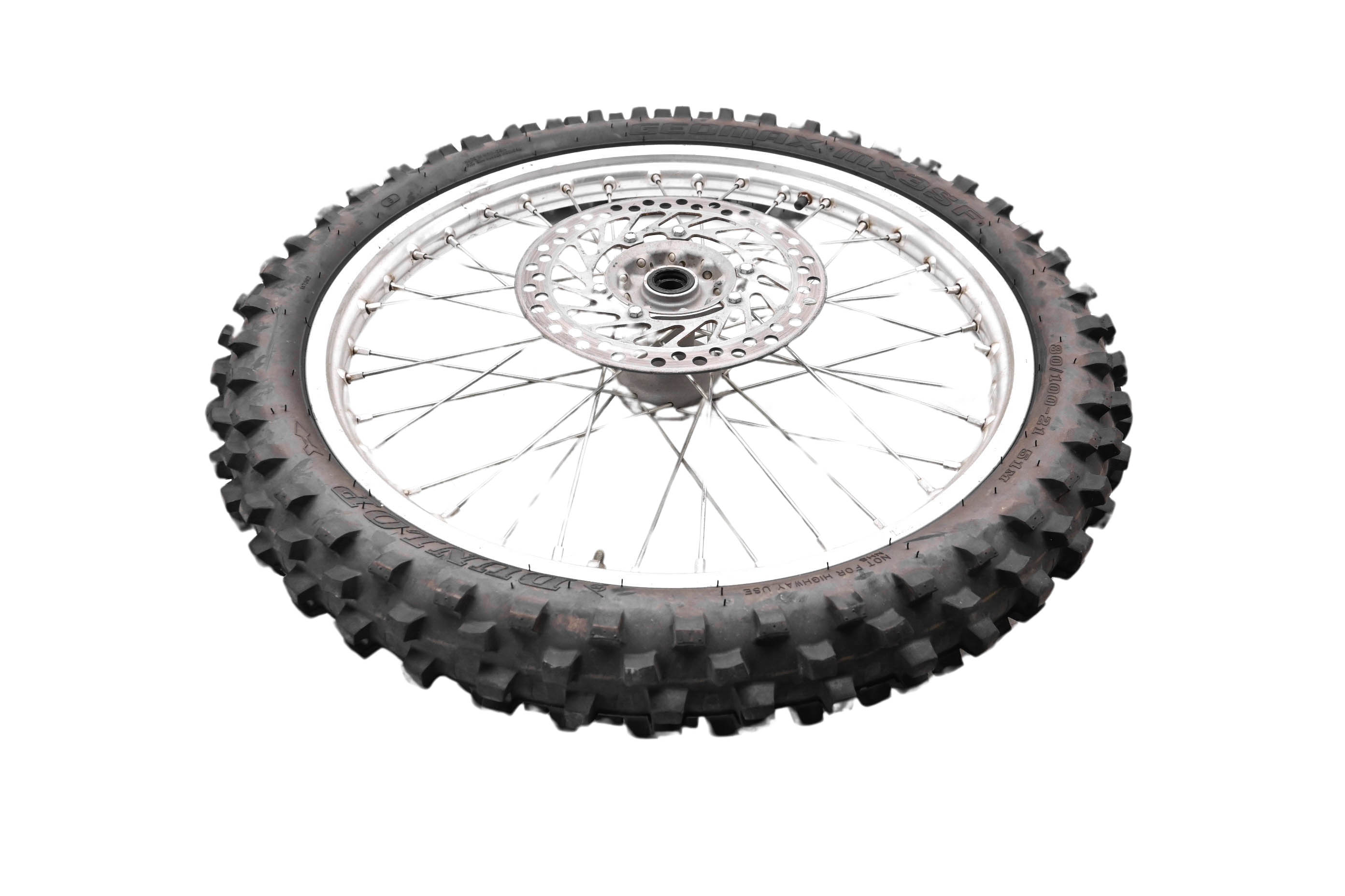 05 Honda CRF250R Front Wheel Rim Rotor & Tire 80/100-21