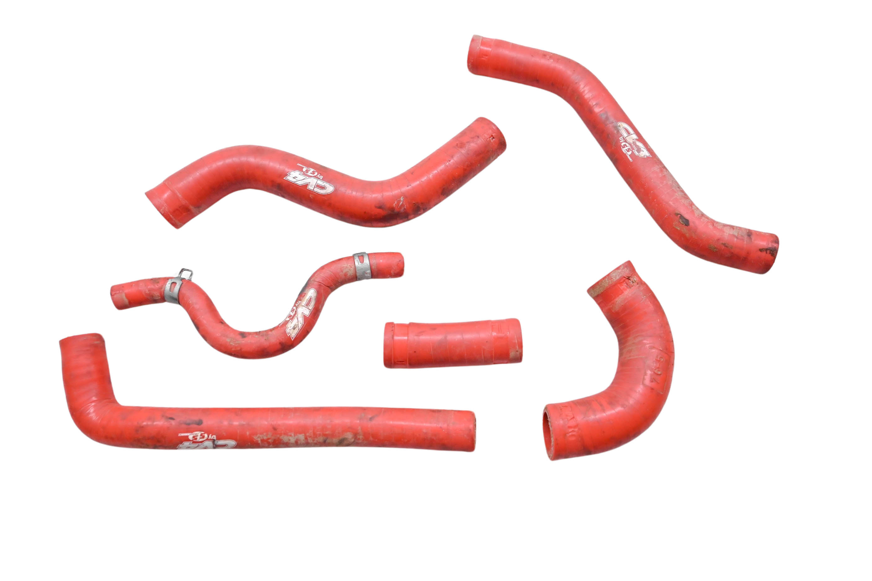 07 Kawasaki KX250F Radiator Coolant Hoses CV4