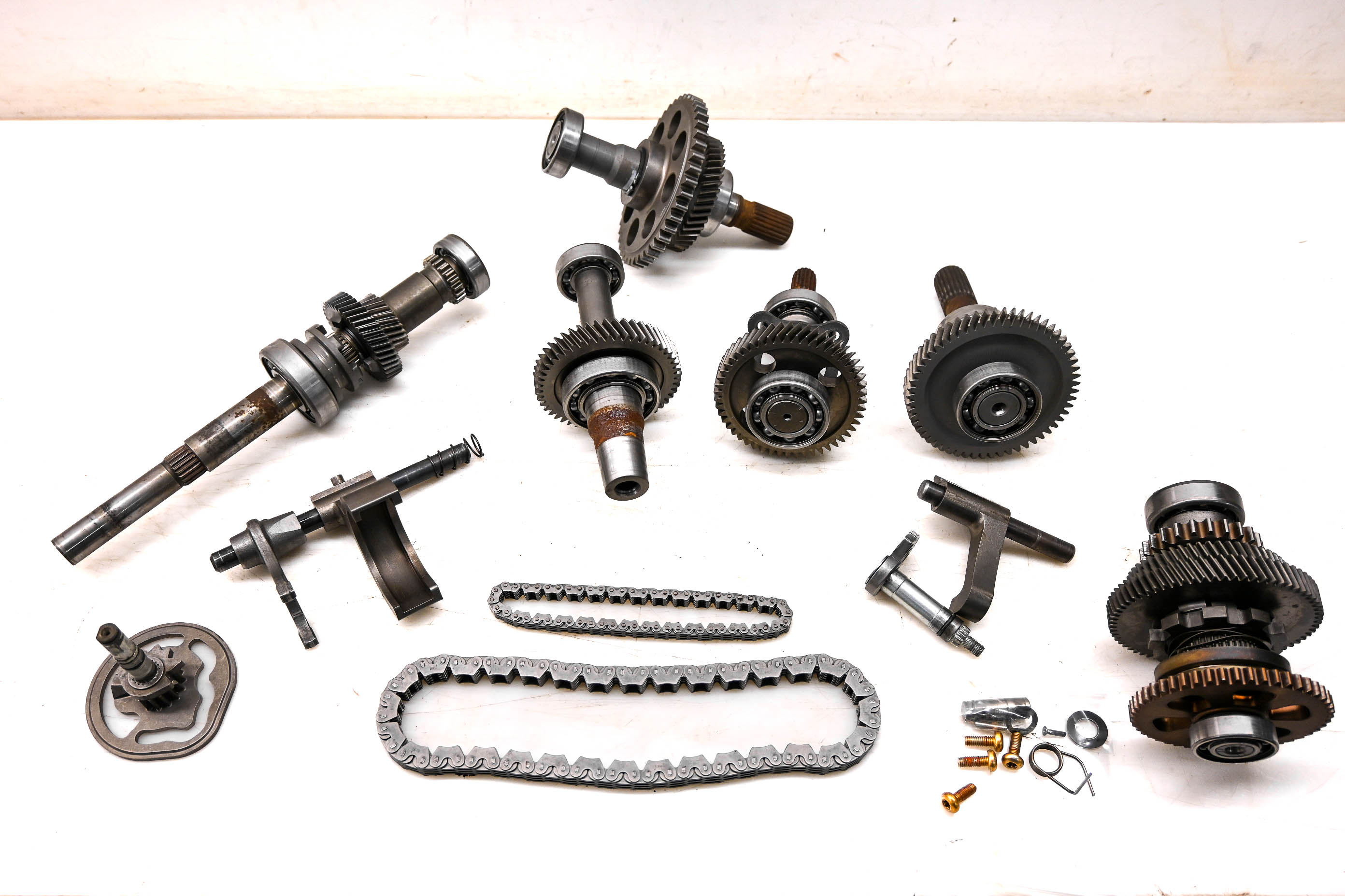 15 Polaris Scrambler 850 4x4 Transmission Shift Forks & Drum