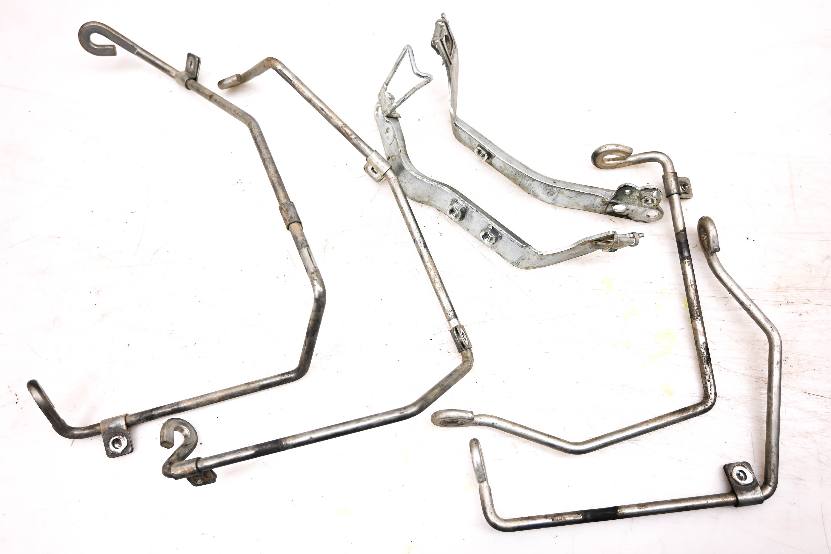 20 Yamaha YFZ450R Heel Guard Support Brackets Mounts Left & Right