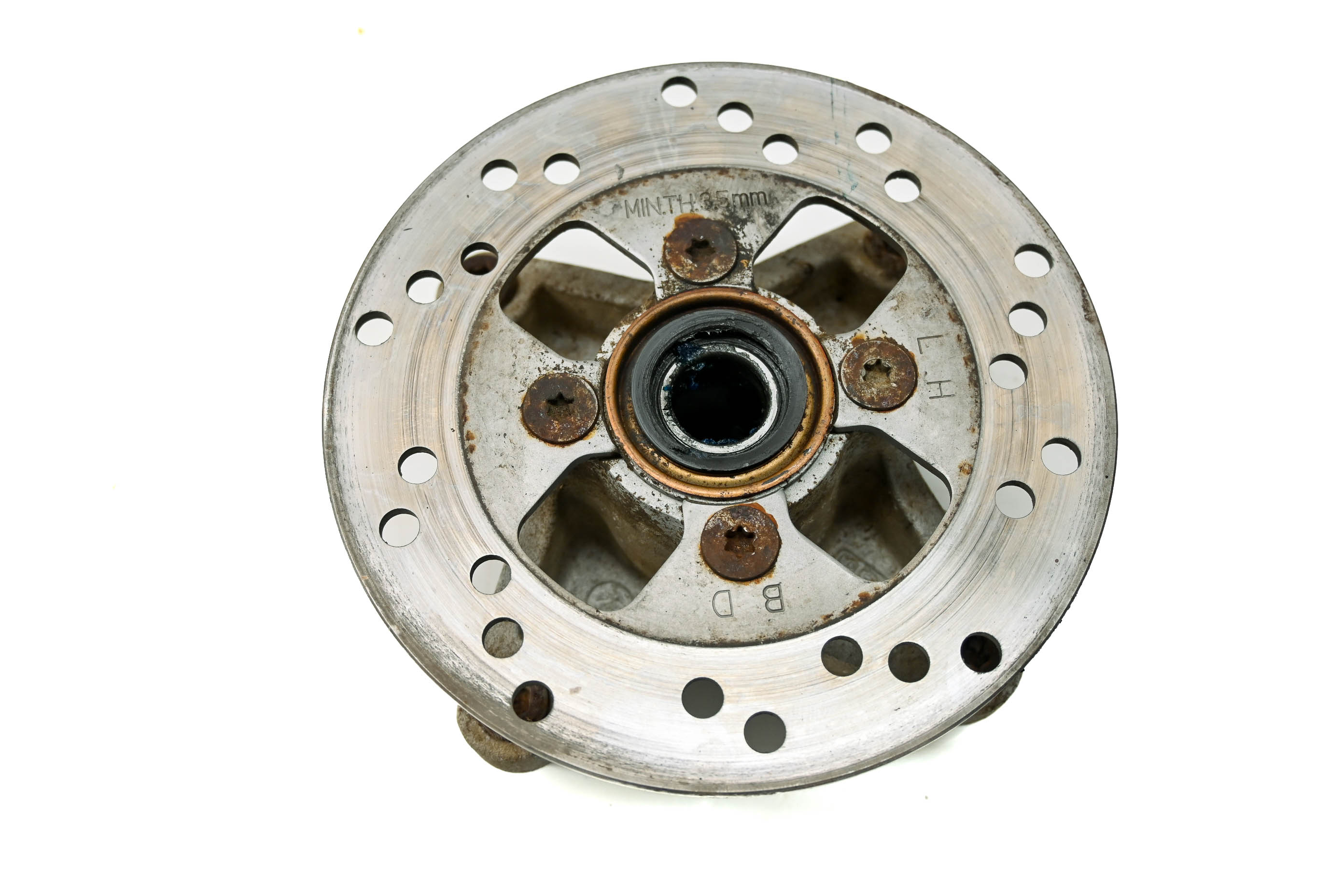 03 Can-Am DS650 Baja 2x4 Front Wheel Hub & Rotor Left Bombardier