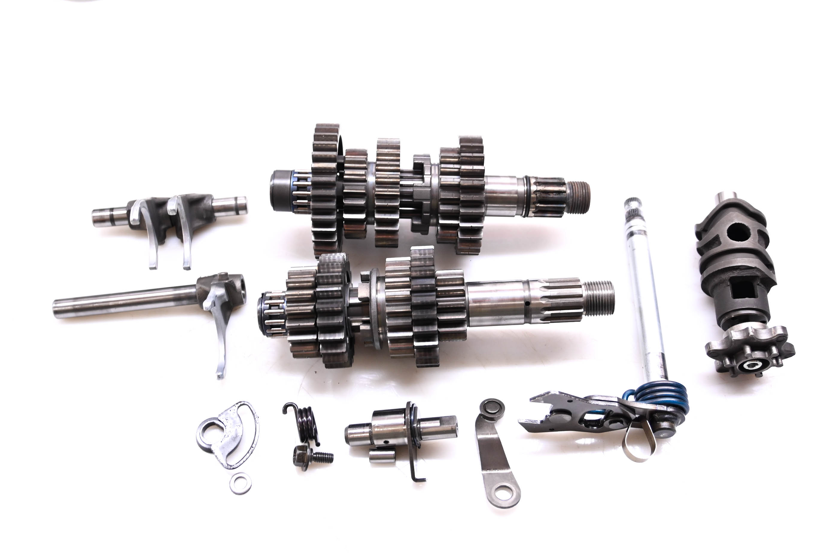 03 Kawasaki KLR650 Transmission Shift Forks & Drum