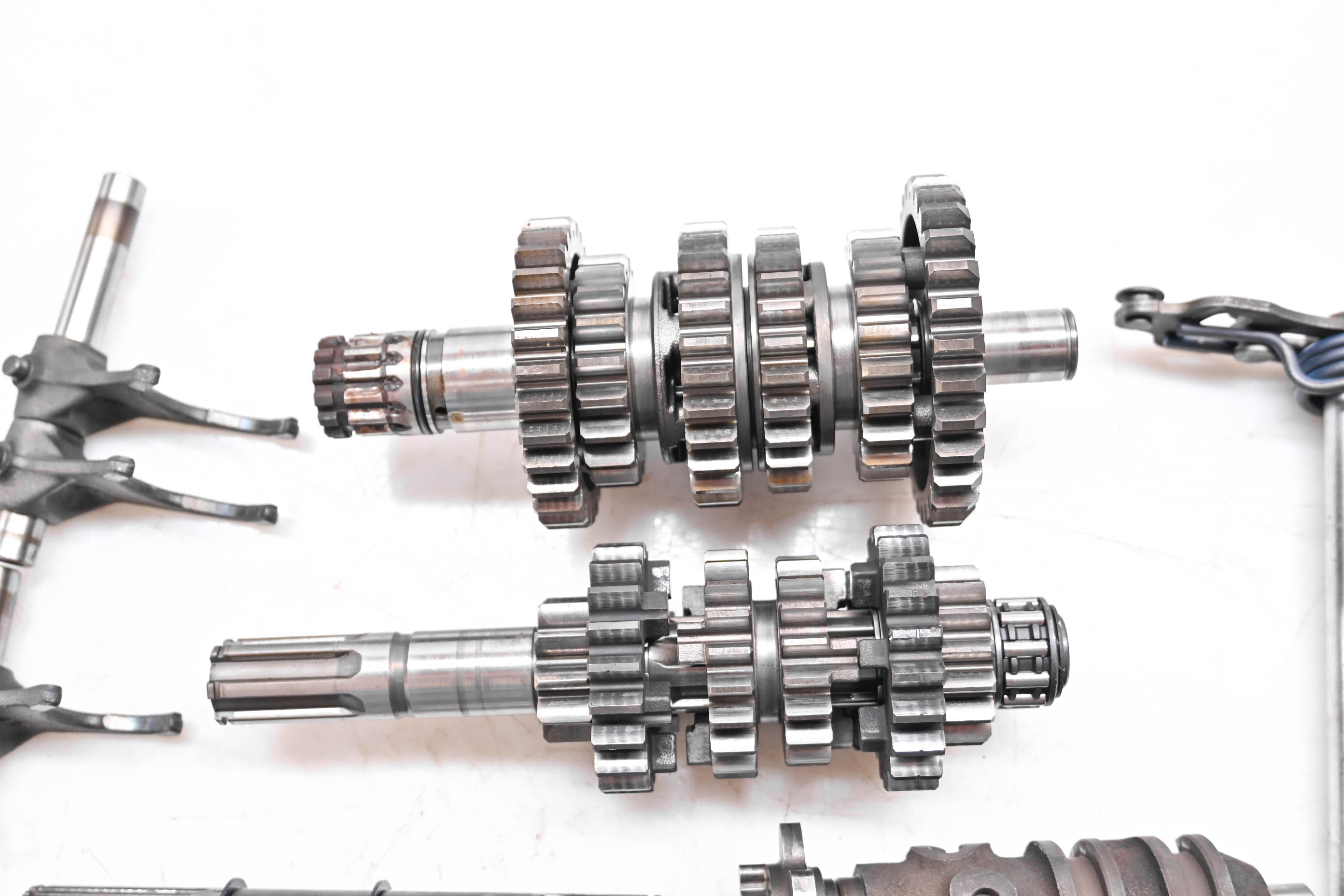 05 Kawasaki KLR250 Transmission Shift Forks & Drum