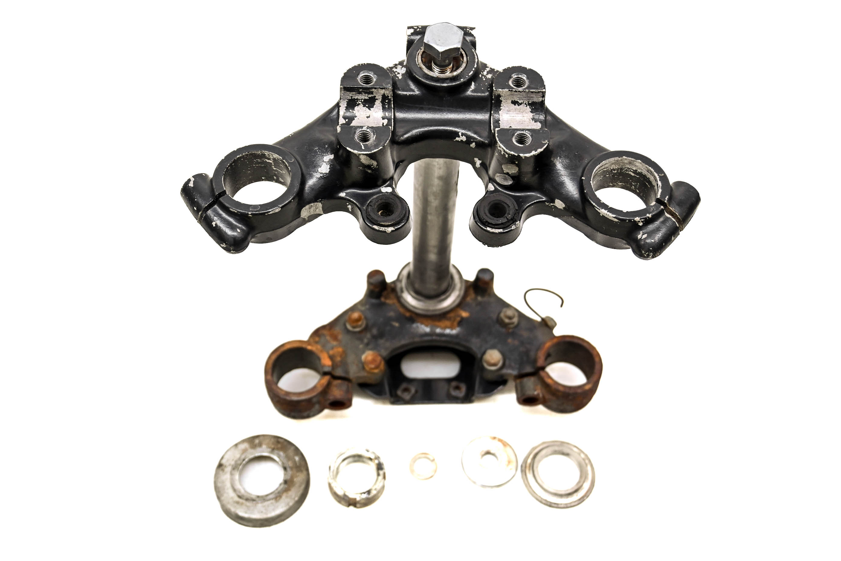 73 Kawasaki 175 F7-B Triple Tree Clamps