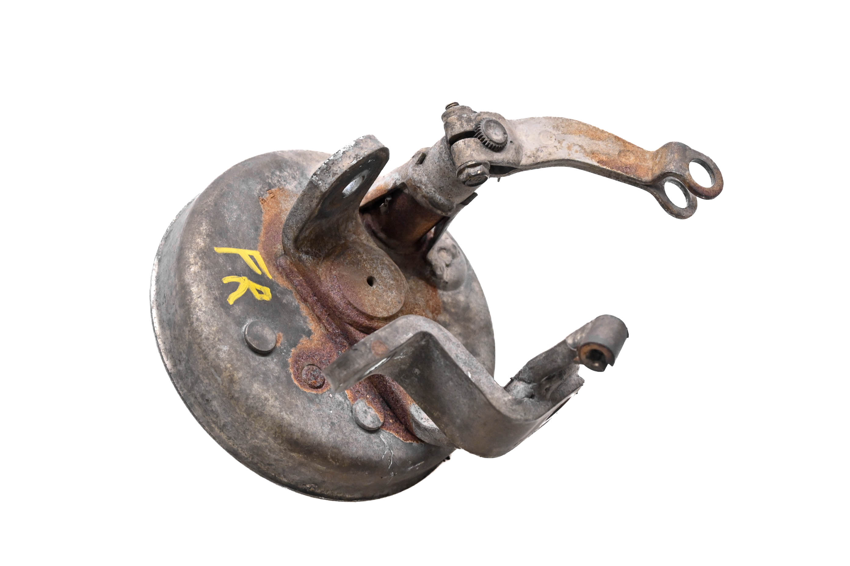 86 Honda Fourtrax 125 2x4 Front Right Brake Drum Spindle TRX125