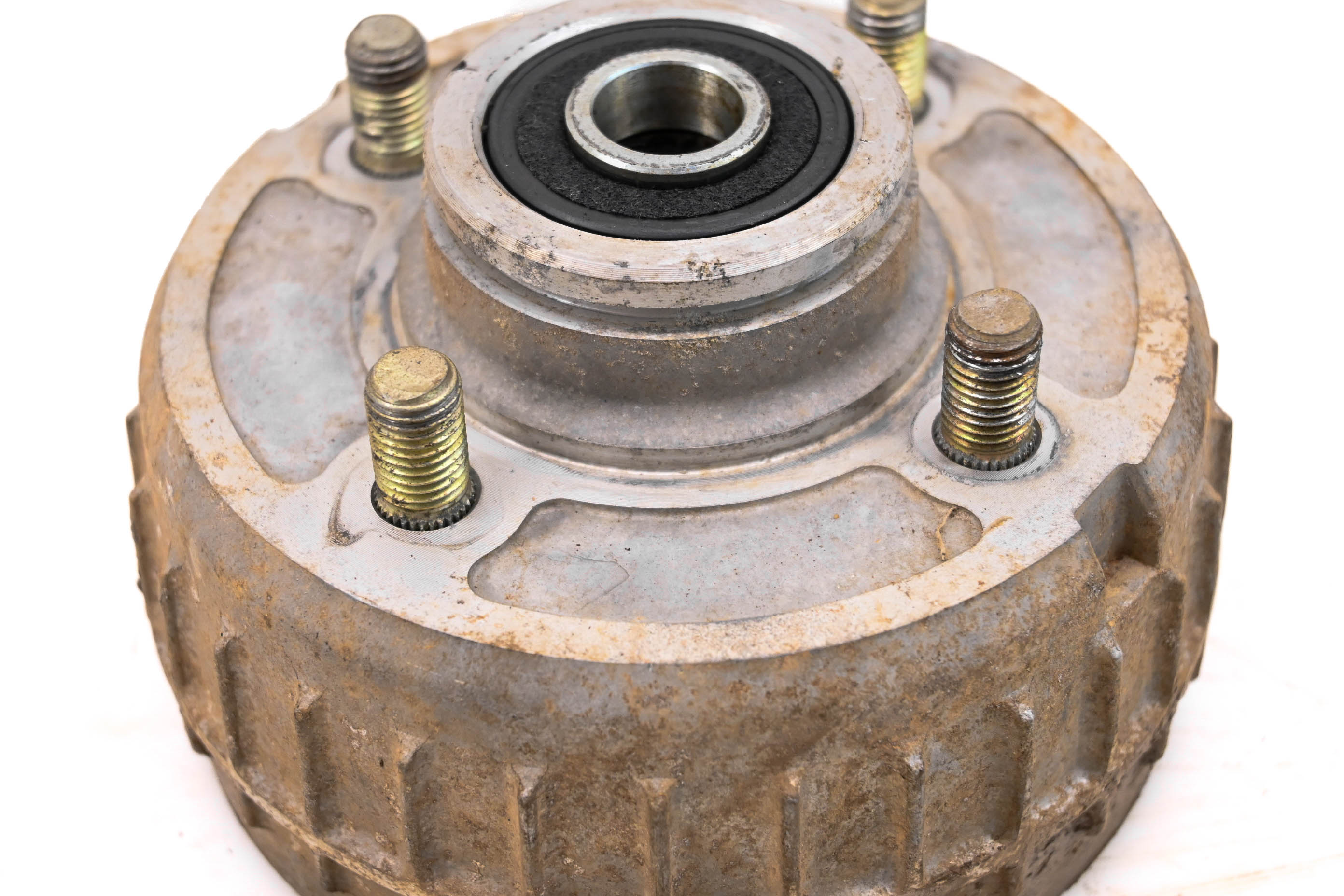 87 Kawasaki Mojave 110E 2x4 Front Right Brake Drum Left or Right KLF110