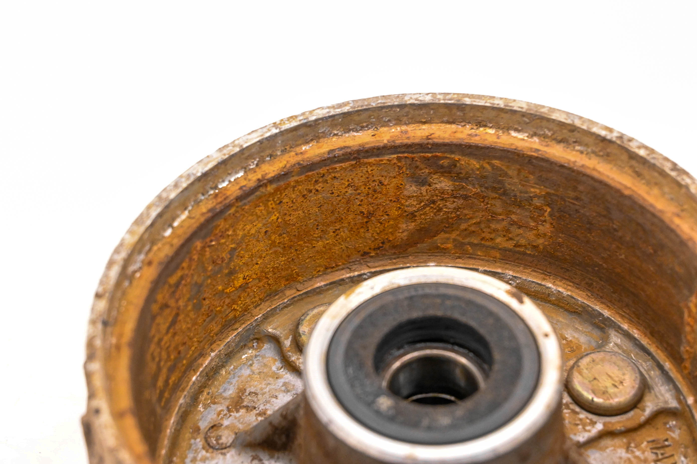 87 Kawasaki Mojave 110E 2x4 Front Right Brake Drum Left or Right KLF110