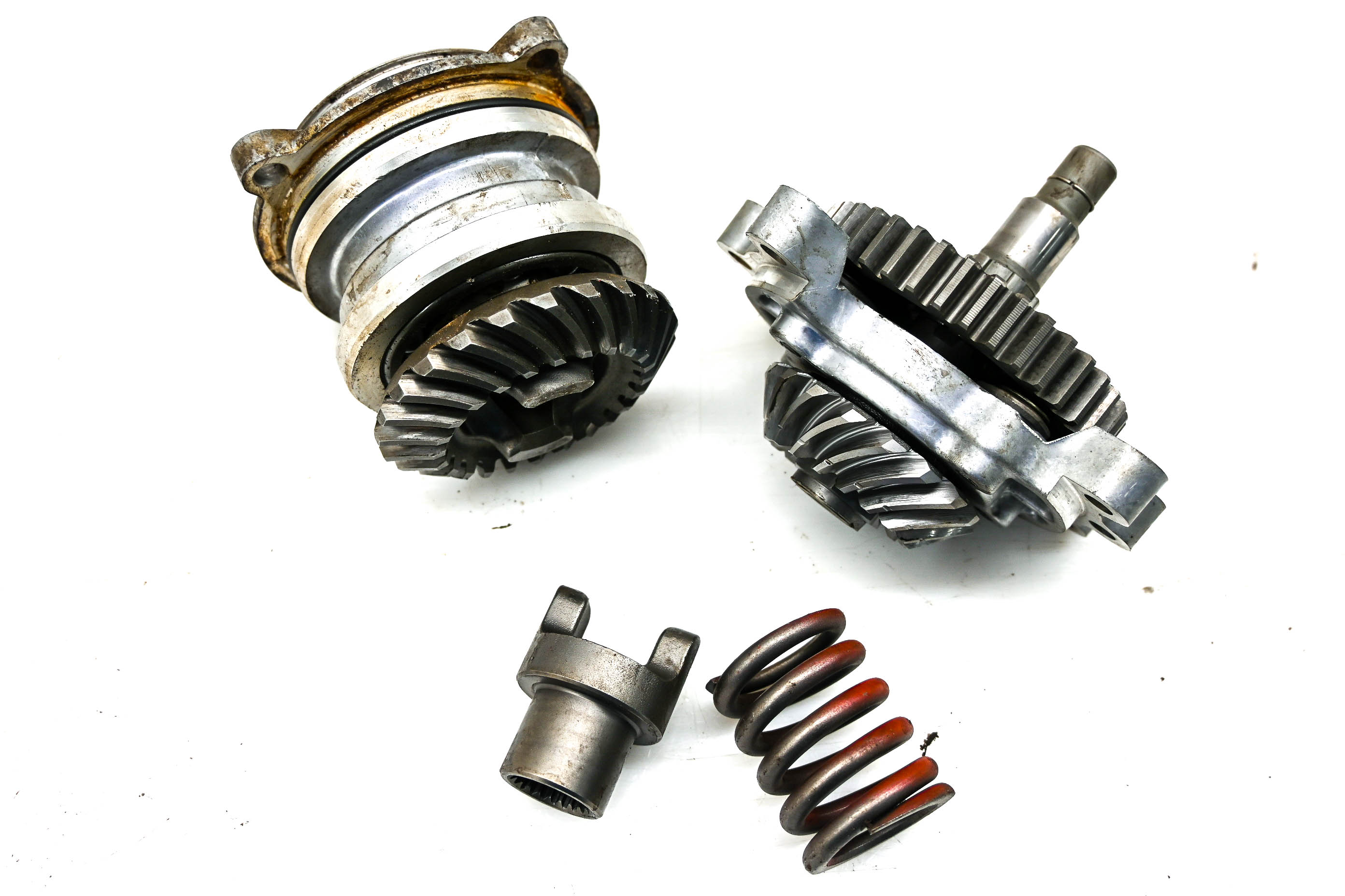 01 Yamaha Kodiak 400 4x4 Transmission Bevel Gears Output Shaft YFM400F