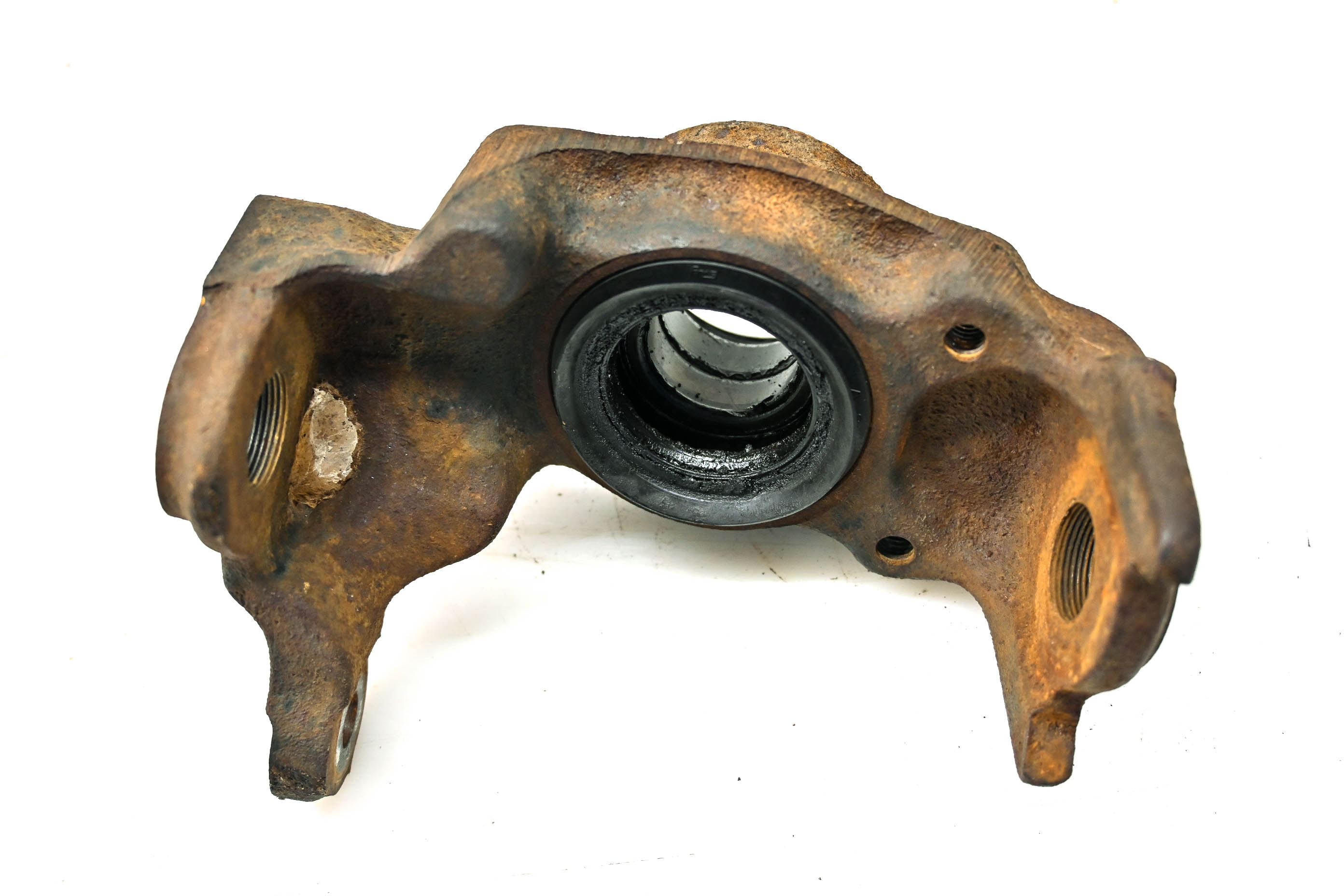 86 Honda Fourtrax 350 4x4 Front Left Spindle Knuckle TRX350