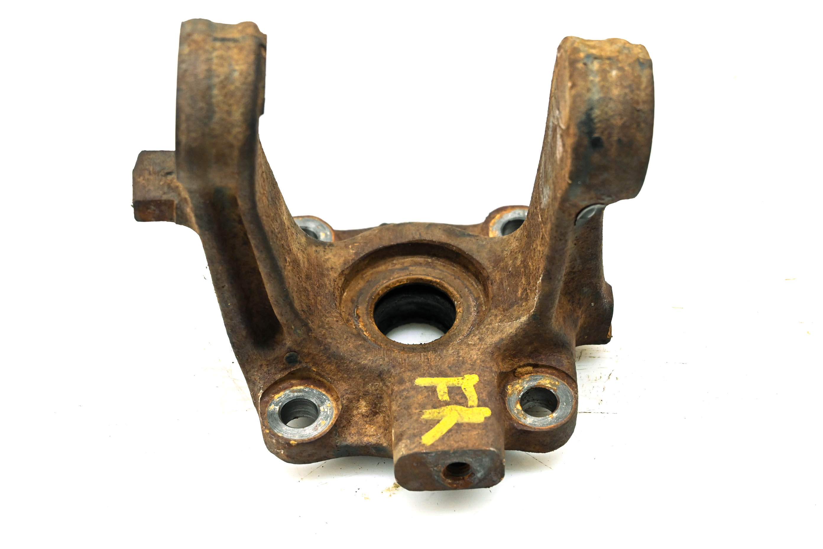 86 Honda Fourtrax 350 4x4 Front Right Spindle Knuckle Holder TRX350