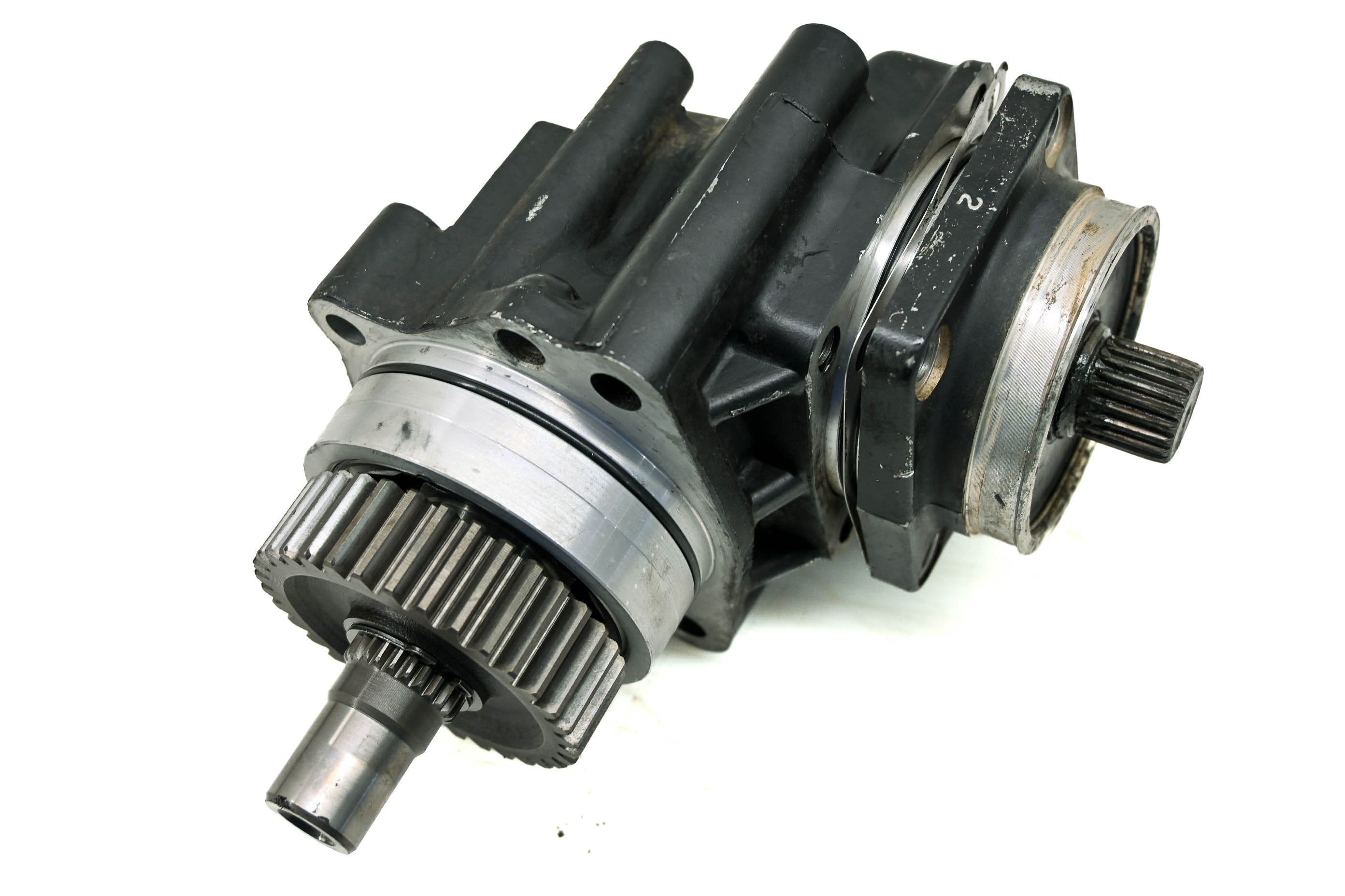 86 Honda Fourtrax 350 4x4 Side Middle Drive Transfer Gear Case TRX350