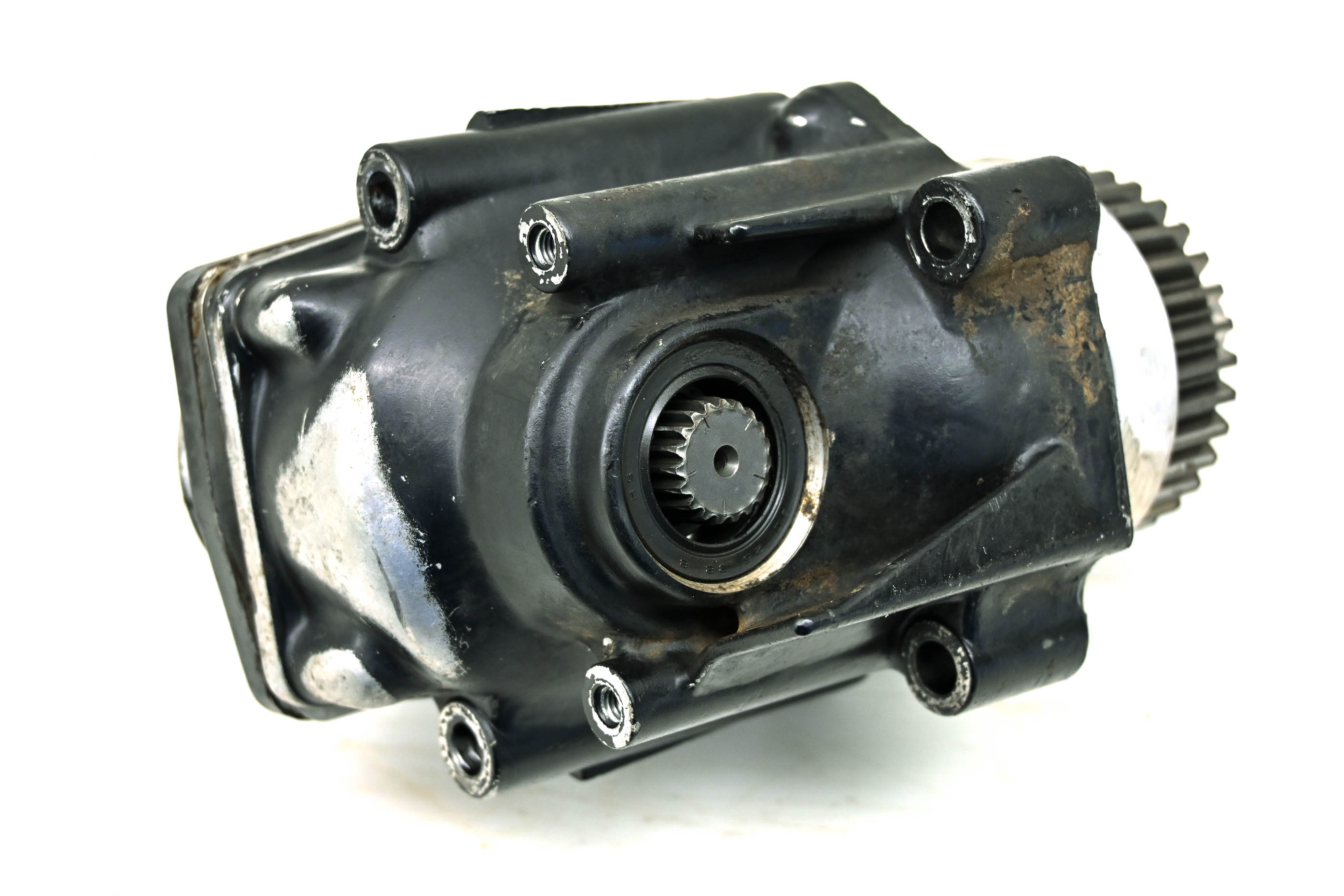 86 Honda Fourtrax 350 4x4 Side Middle Drive Transfer Gear Case TRX350