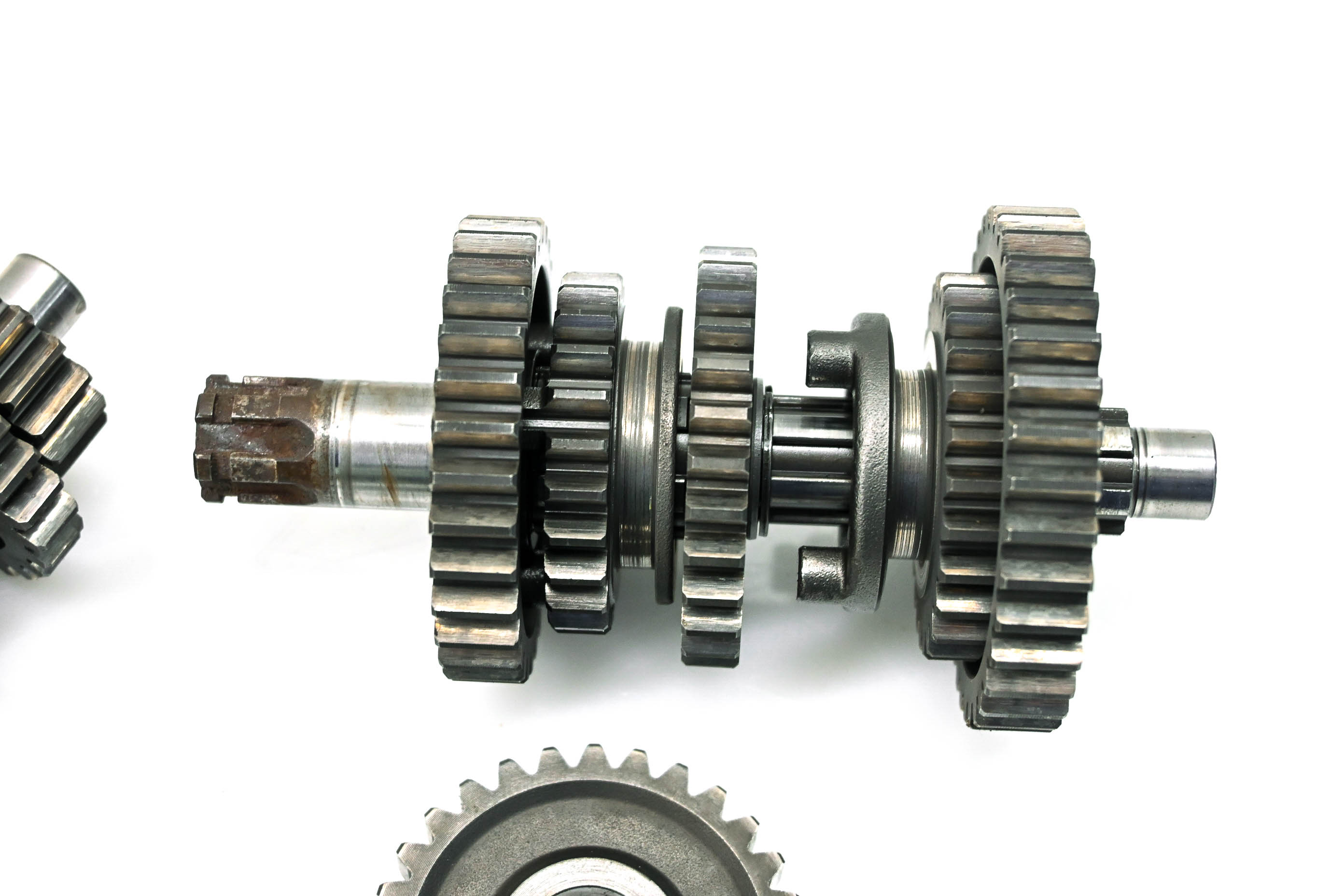 90 Honda XR80R Transmission Shift Forks & Drum
