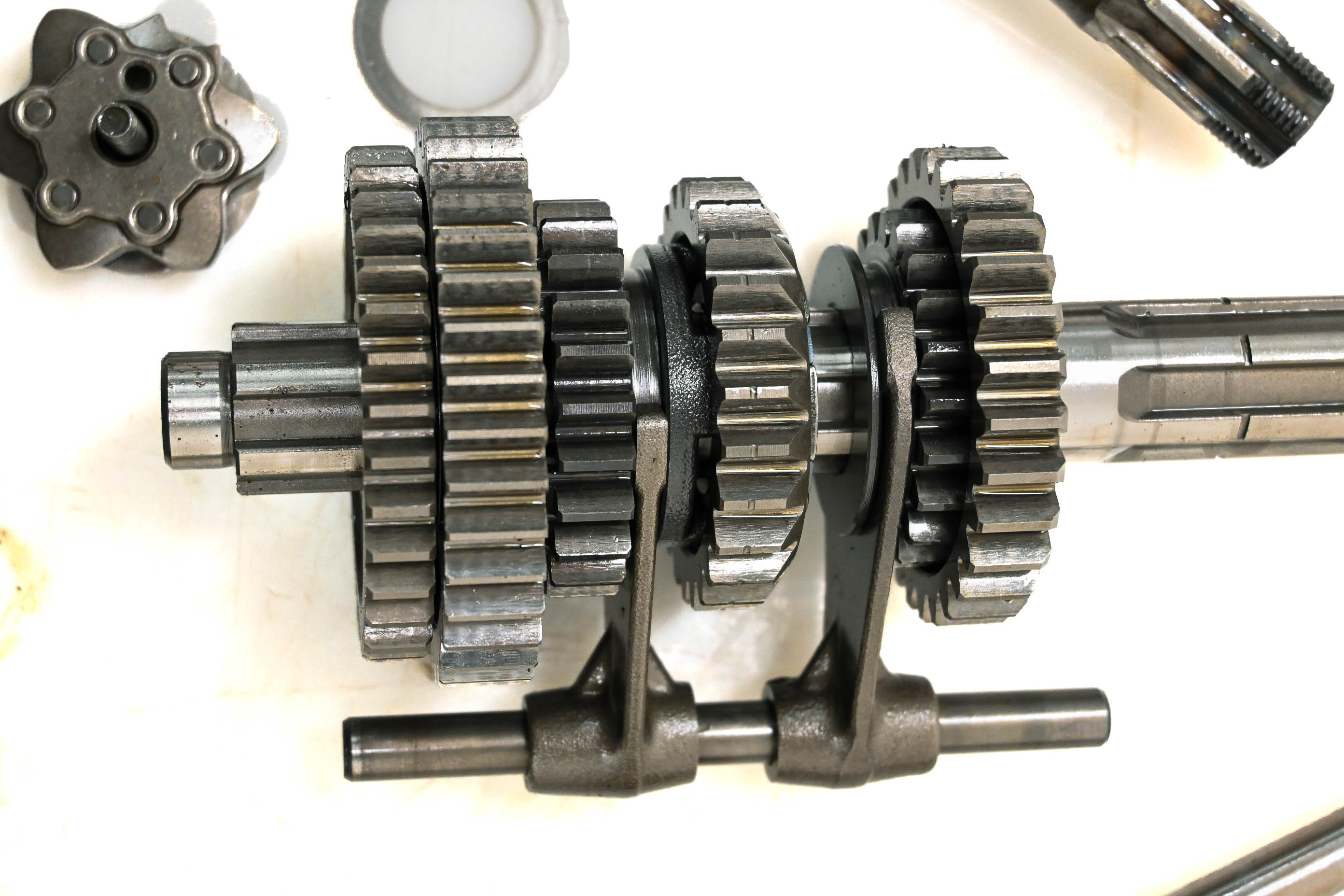 00 Arctic Cat 300 4x4 Transmission Shift Forks & Drum