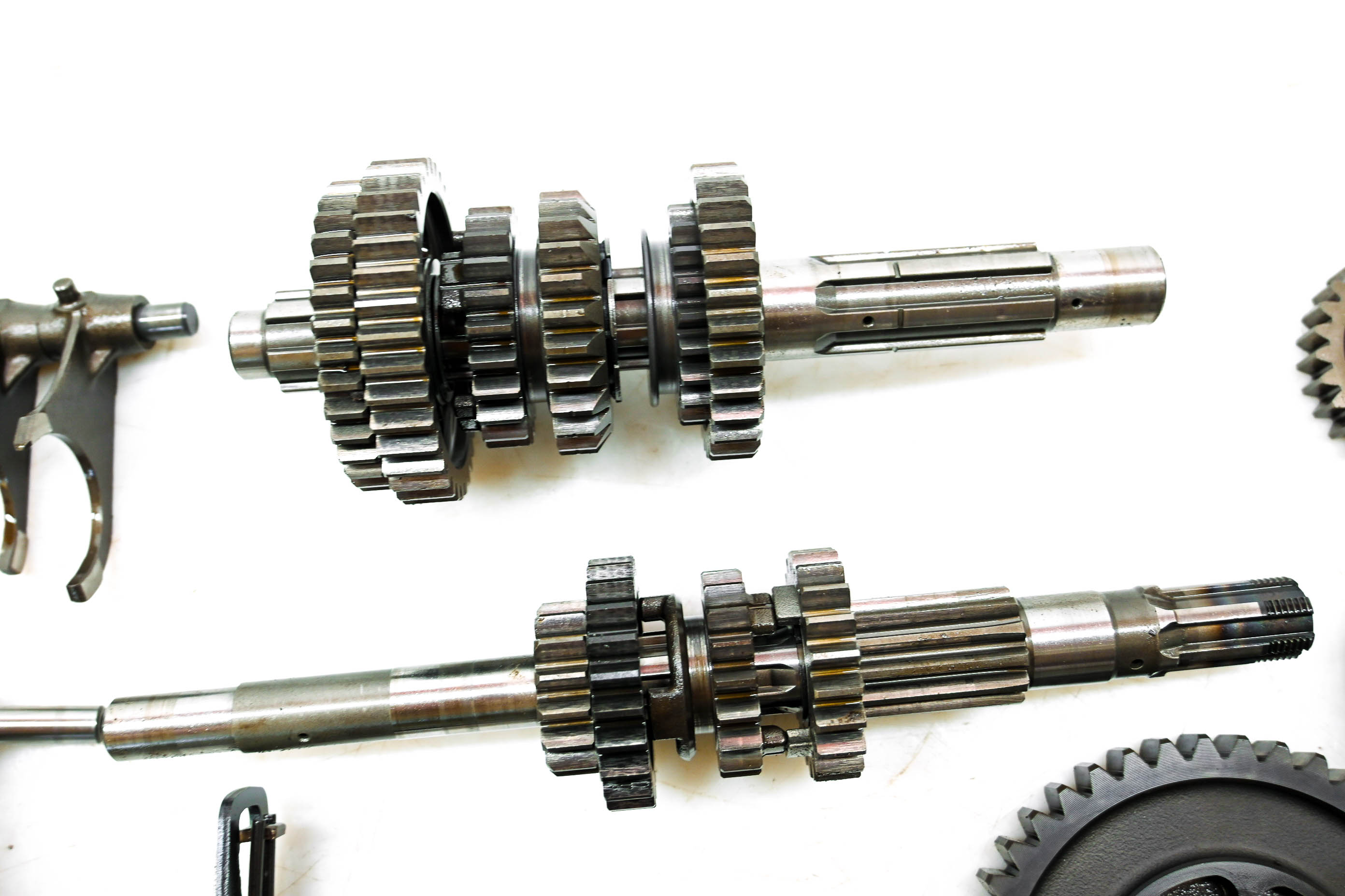 99 Suzuki Quadrunner 250 4x4 Transmission Shift Forks & Drum LTF250F