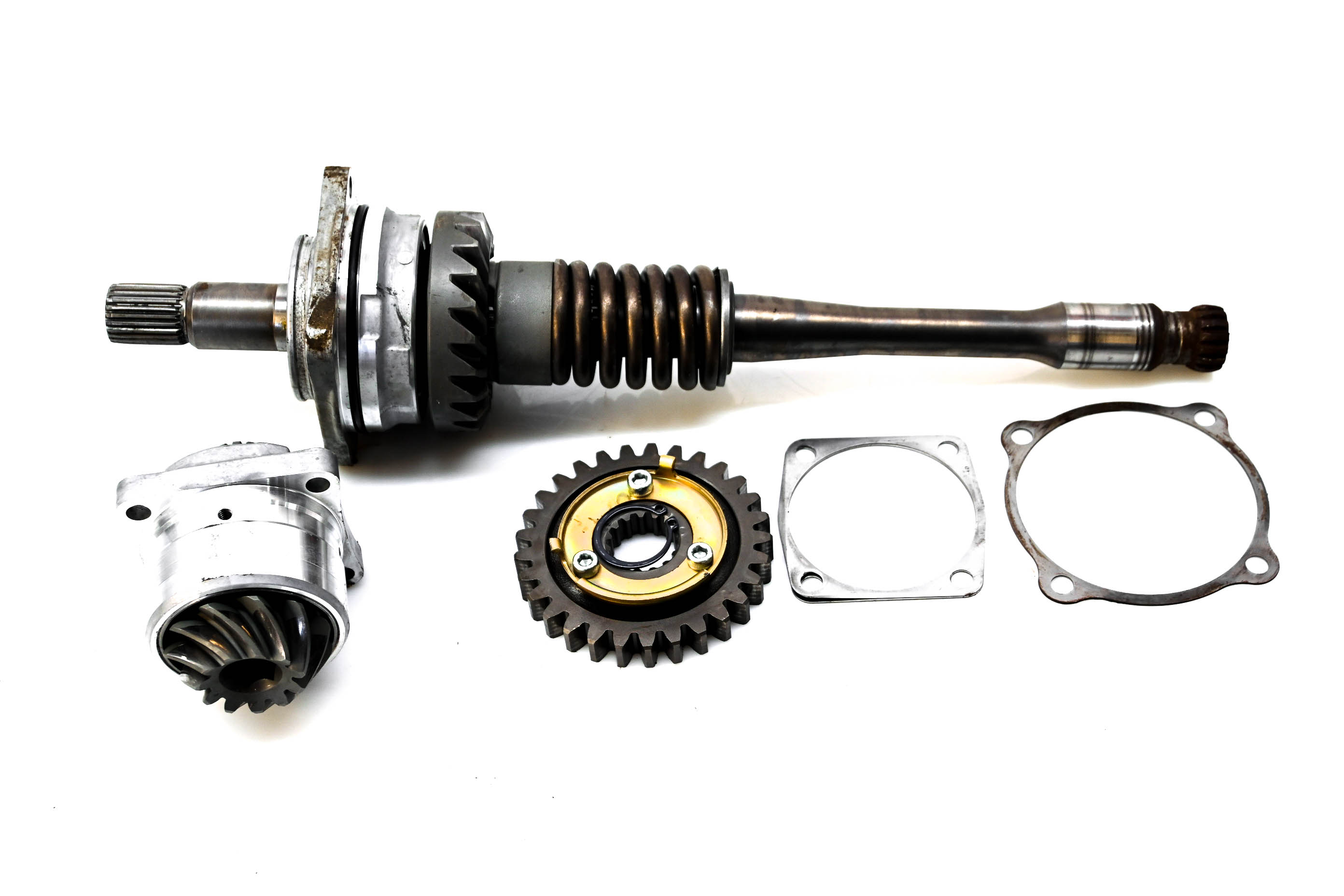 04 Kawasaki Prairie 360 4x4 Transmission Bevel Gears Output Shaft KVF360
