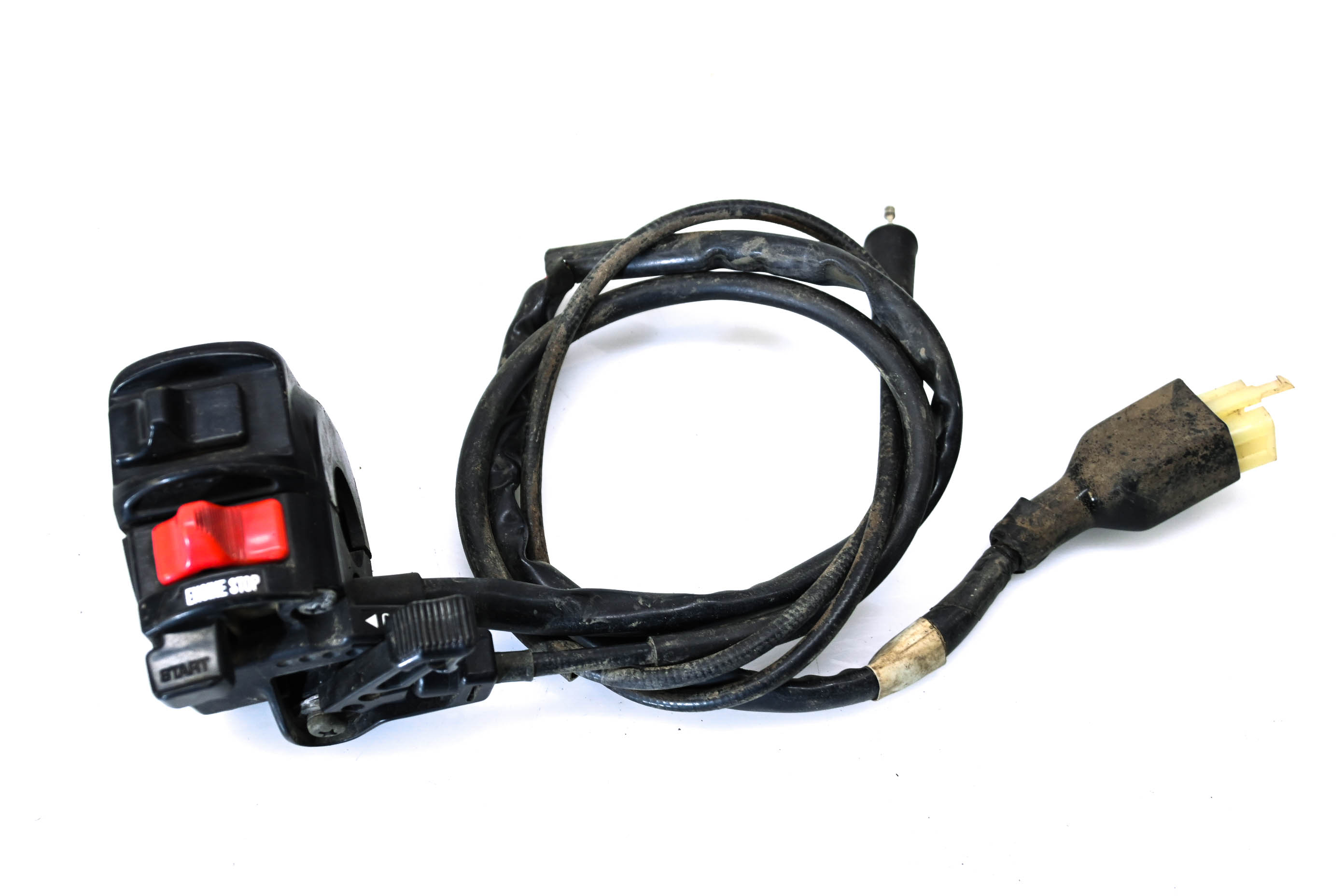 04 Kawasaki Bayou 250 2x4 Headlight On Off Handlebar Start Switch & Choke Cable KLF250