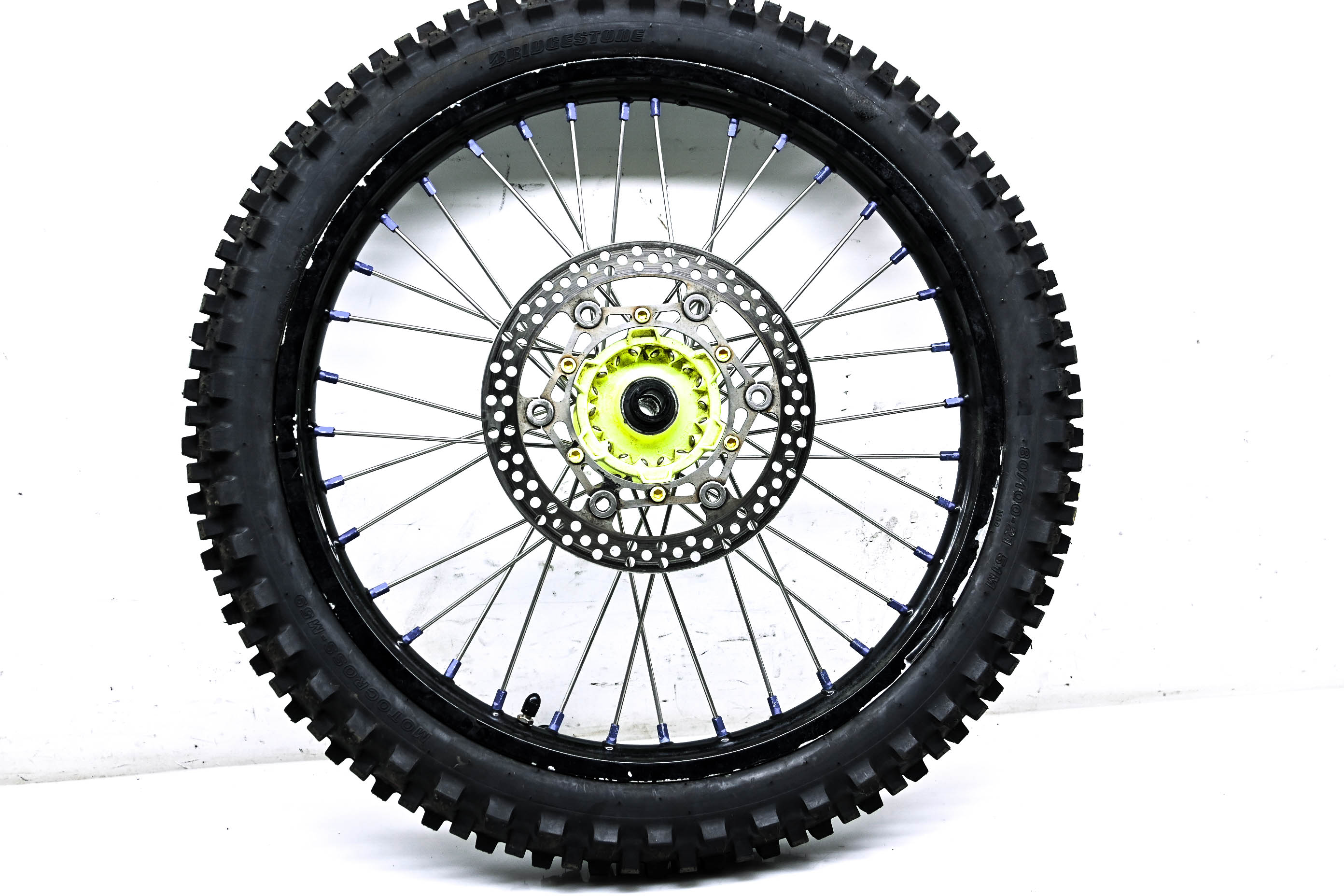 03 Yamaha YZ250F Front Wheel Rim & Tire 80/100-21