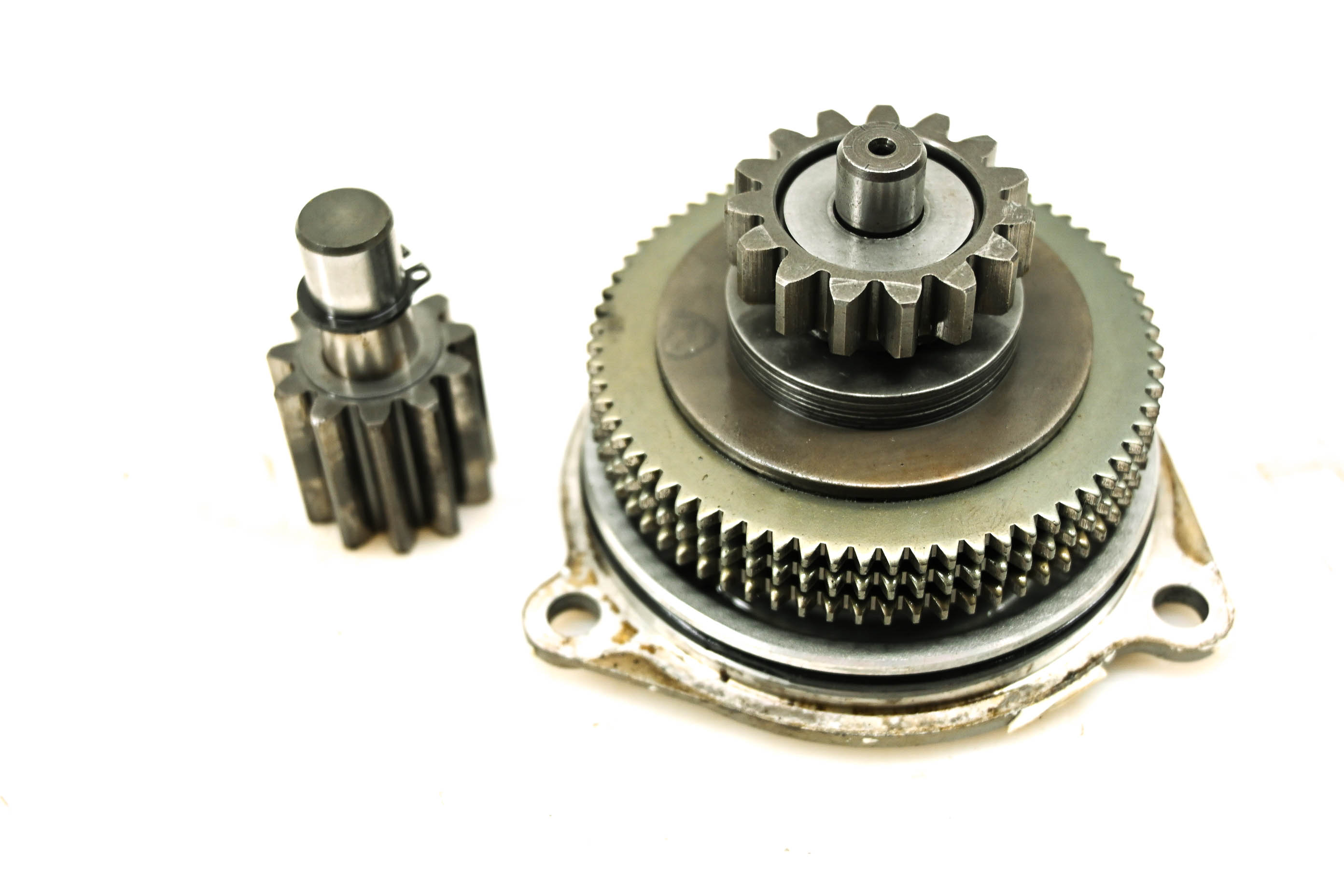03 Kawasaki KLX400R Starter Gears & Cover DRZ400