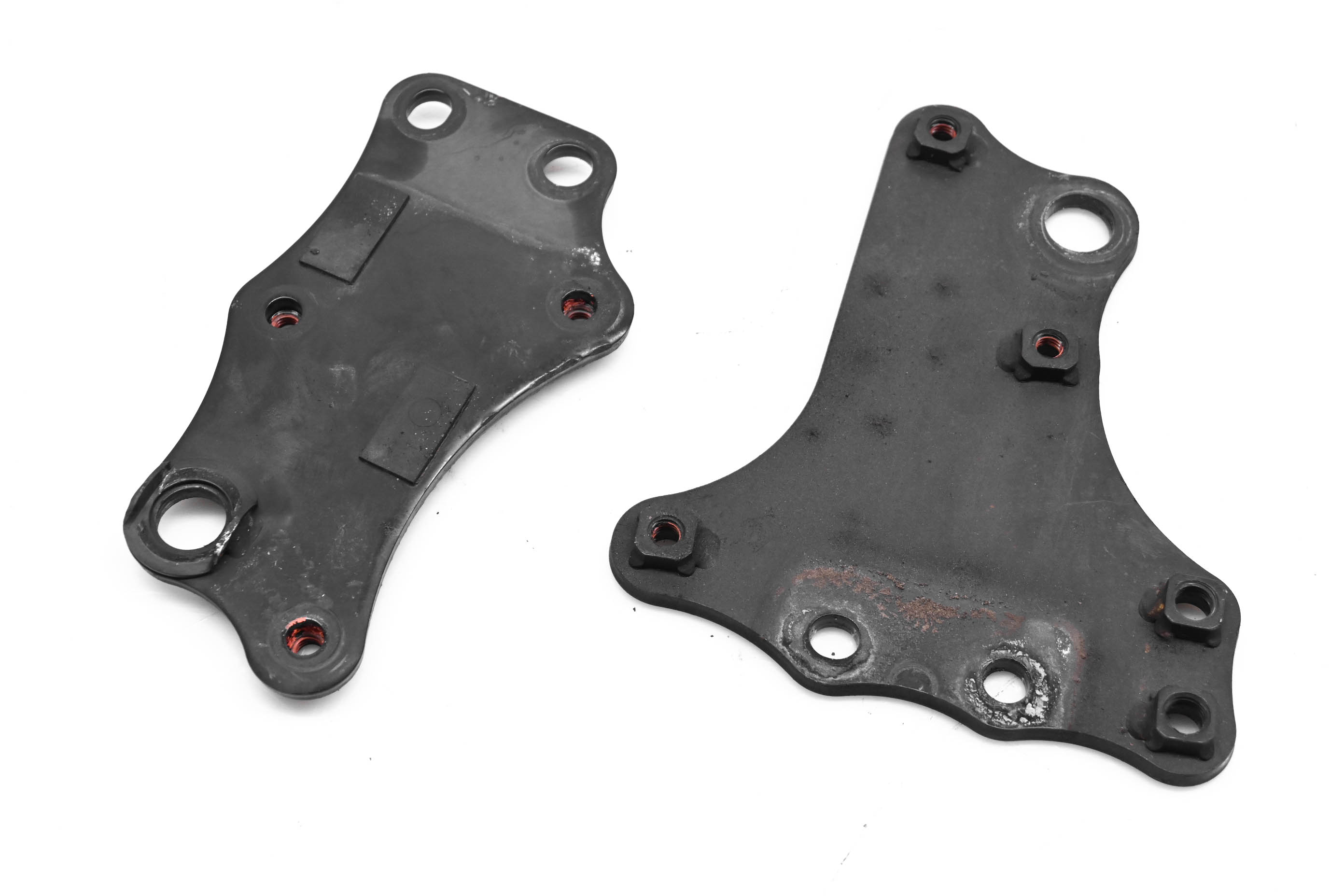 09 Yamaha FZ6R Foot Rest Peg Support Brackets Mounts Left & Right