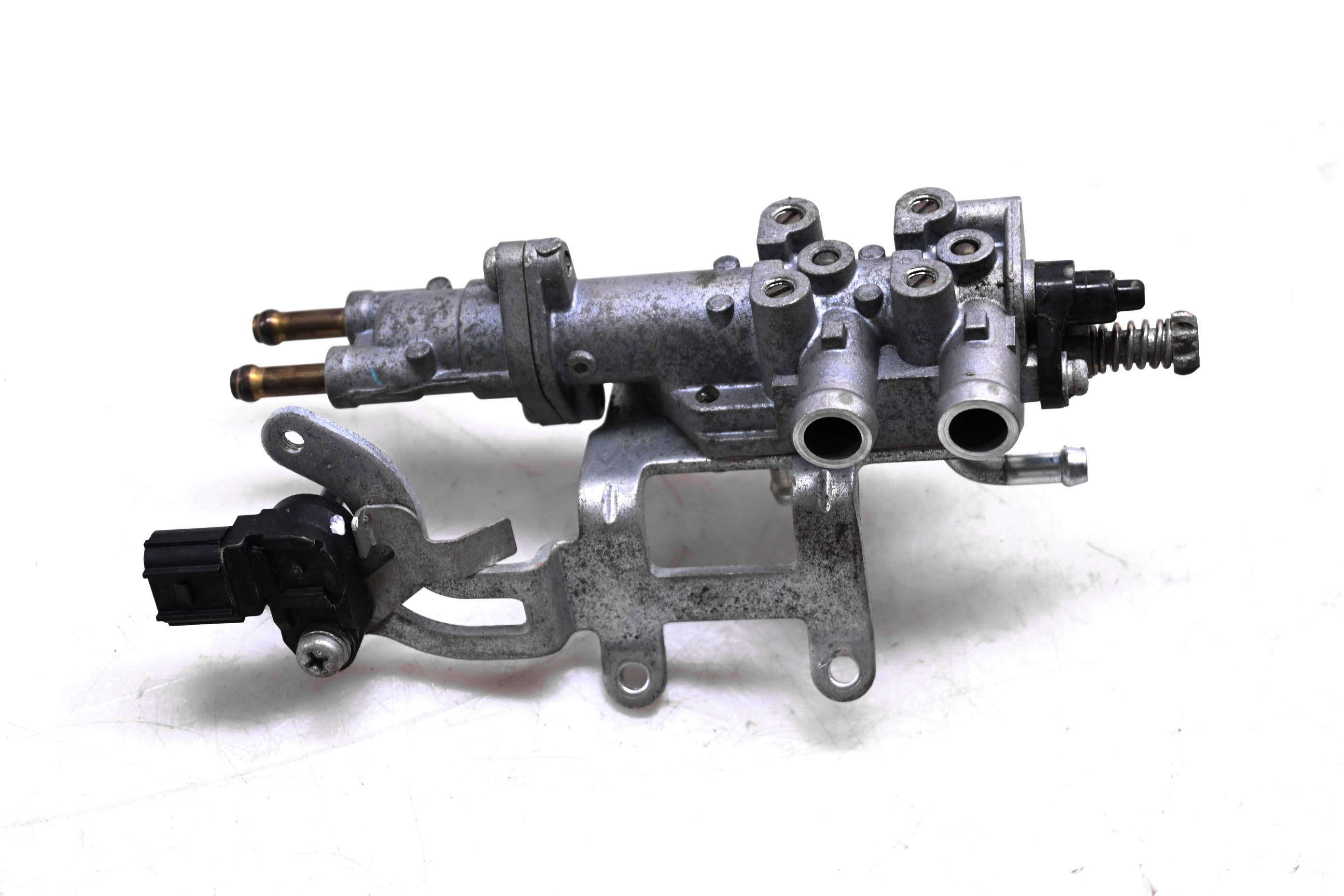 09 Yamaha FZ6R Air Fuel Control Valve Rail & Tmap Sensor