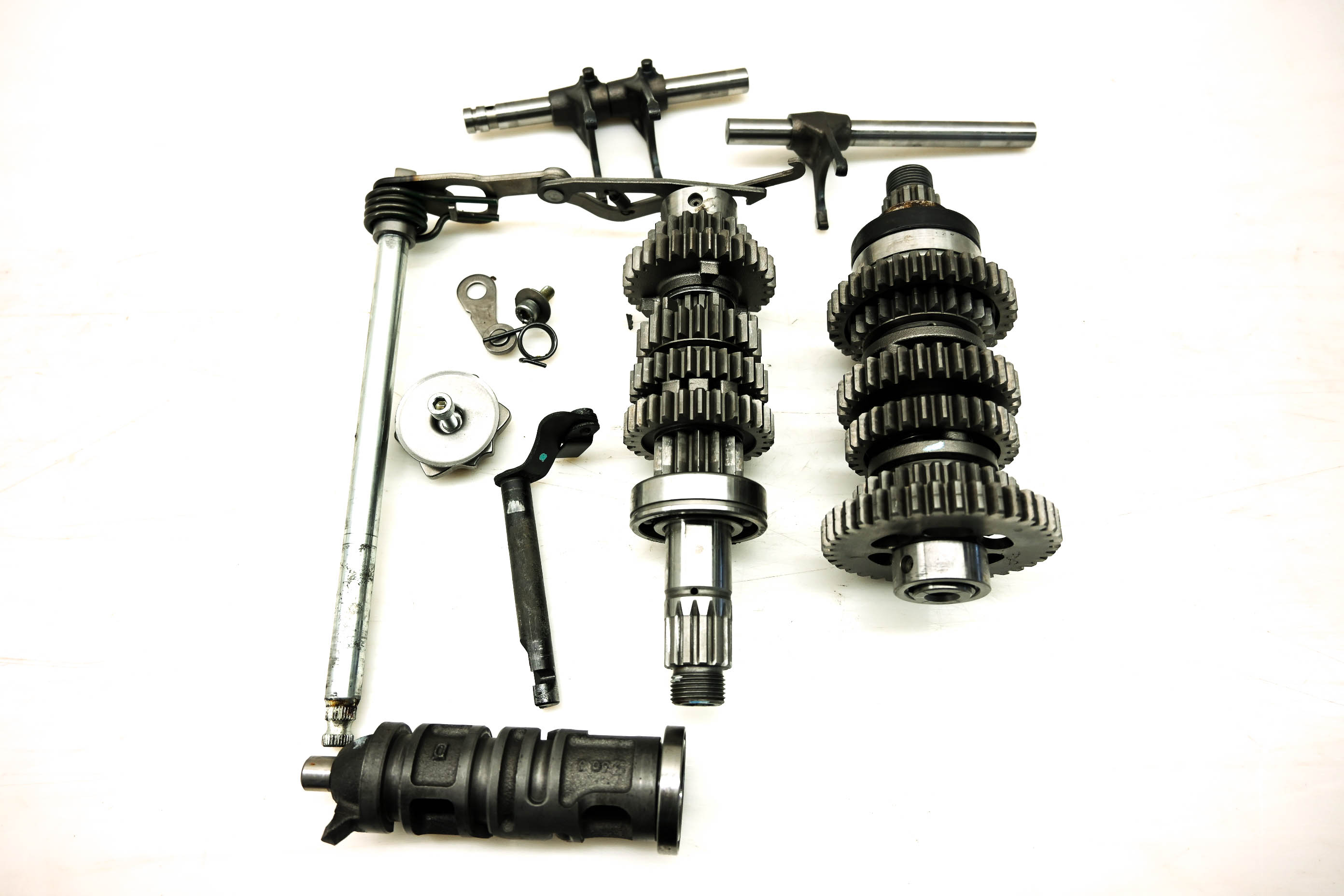 13 Kawasaki Ninja 300 Transmission Shift Forks & Drum EX300