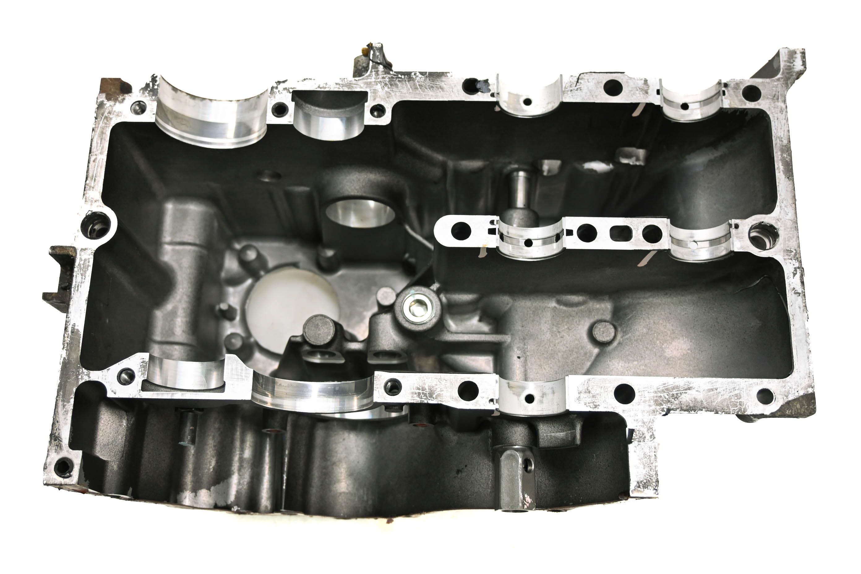 09 Kawasaki Ninja 250R Crankcase Center Crank Case EX250