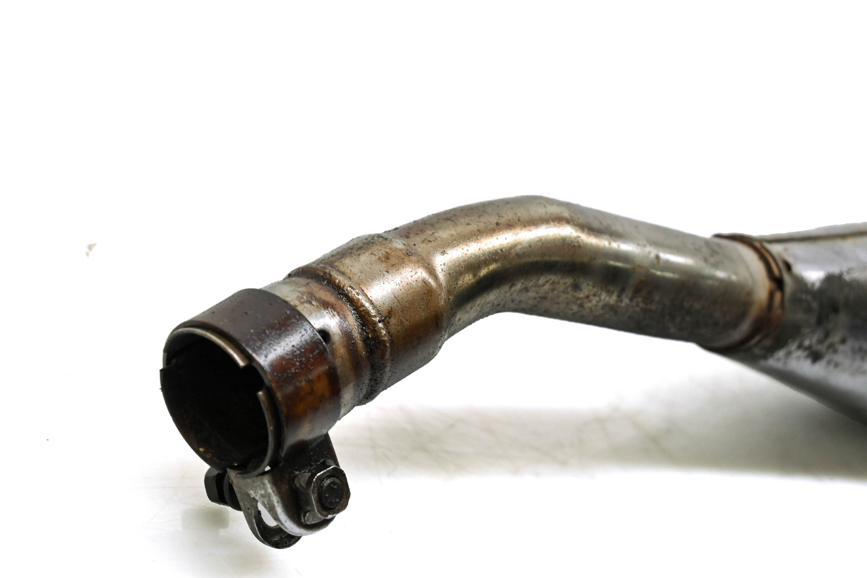 07 Kawasaki Ninja 250 Left Side Muffler Exhaust Pipe EX250