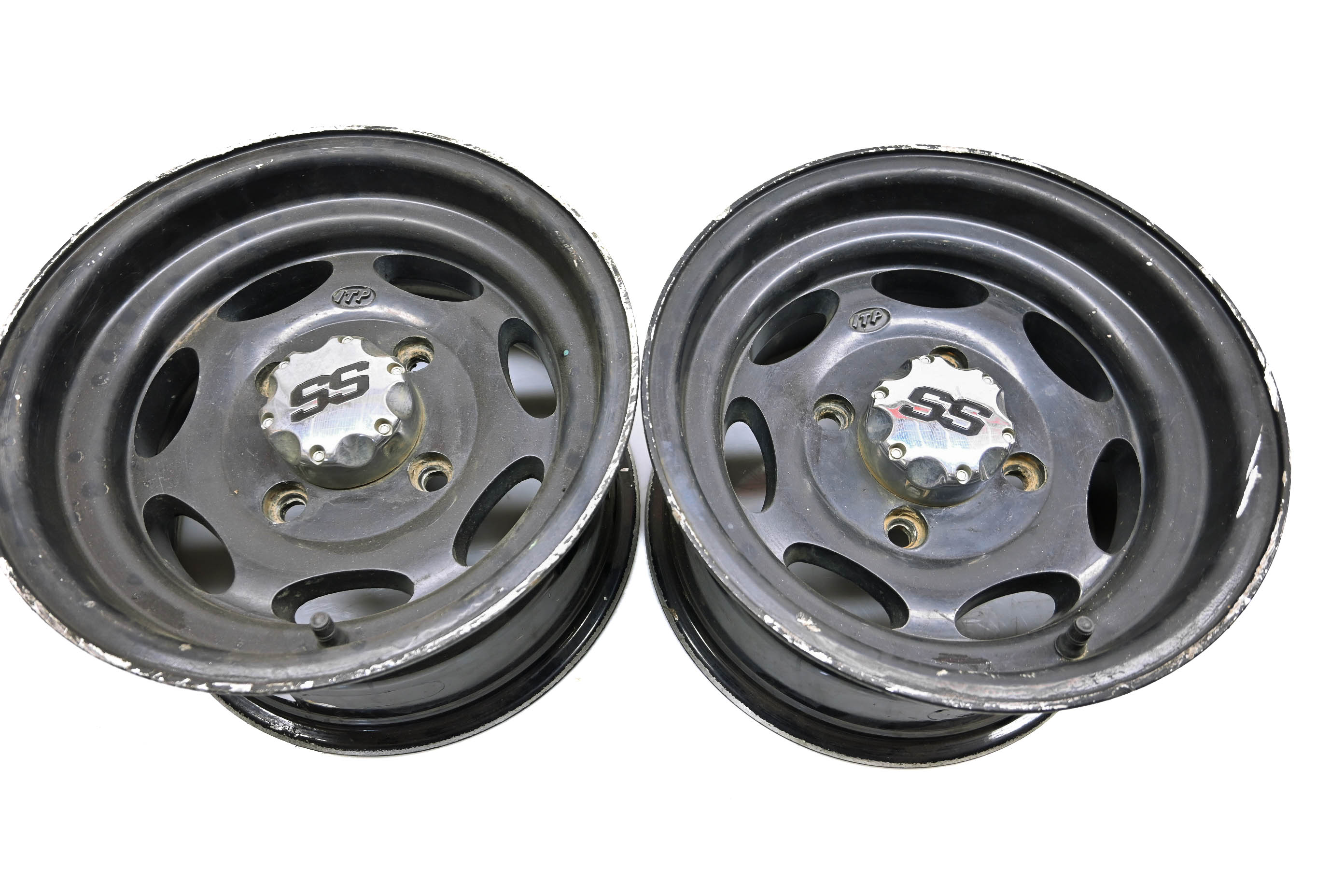 02 Arctic Cat 300 4x4 Rear Wheels Rims 12X7 4/115 ITP
