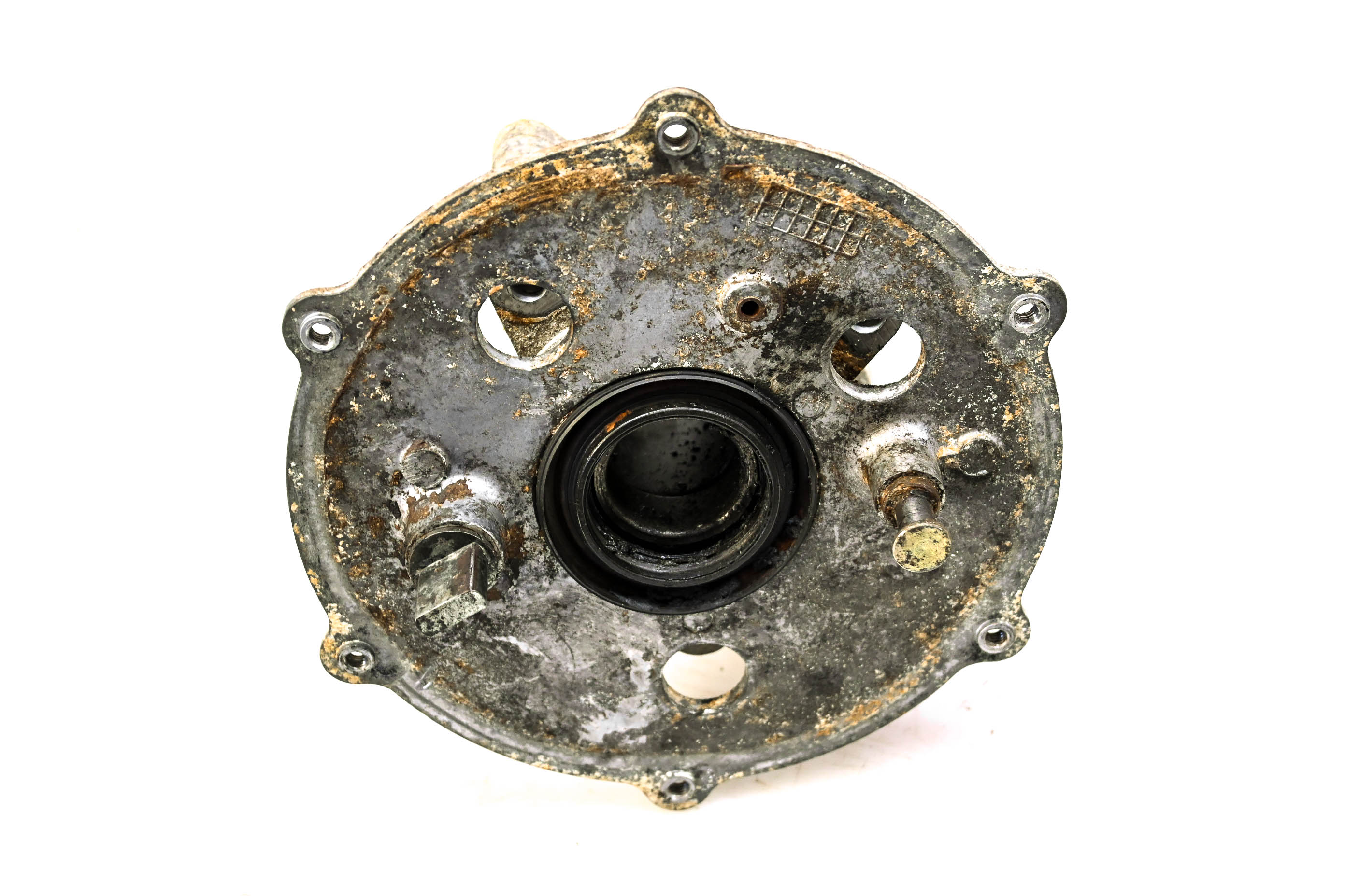 87 Suzuki Quadsport 80 2x4 Rear Brake Drum Axle Carrier LT80