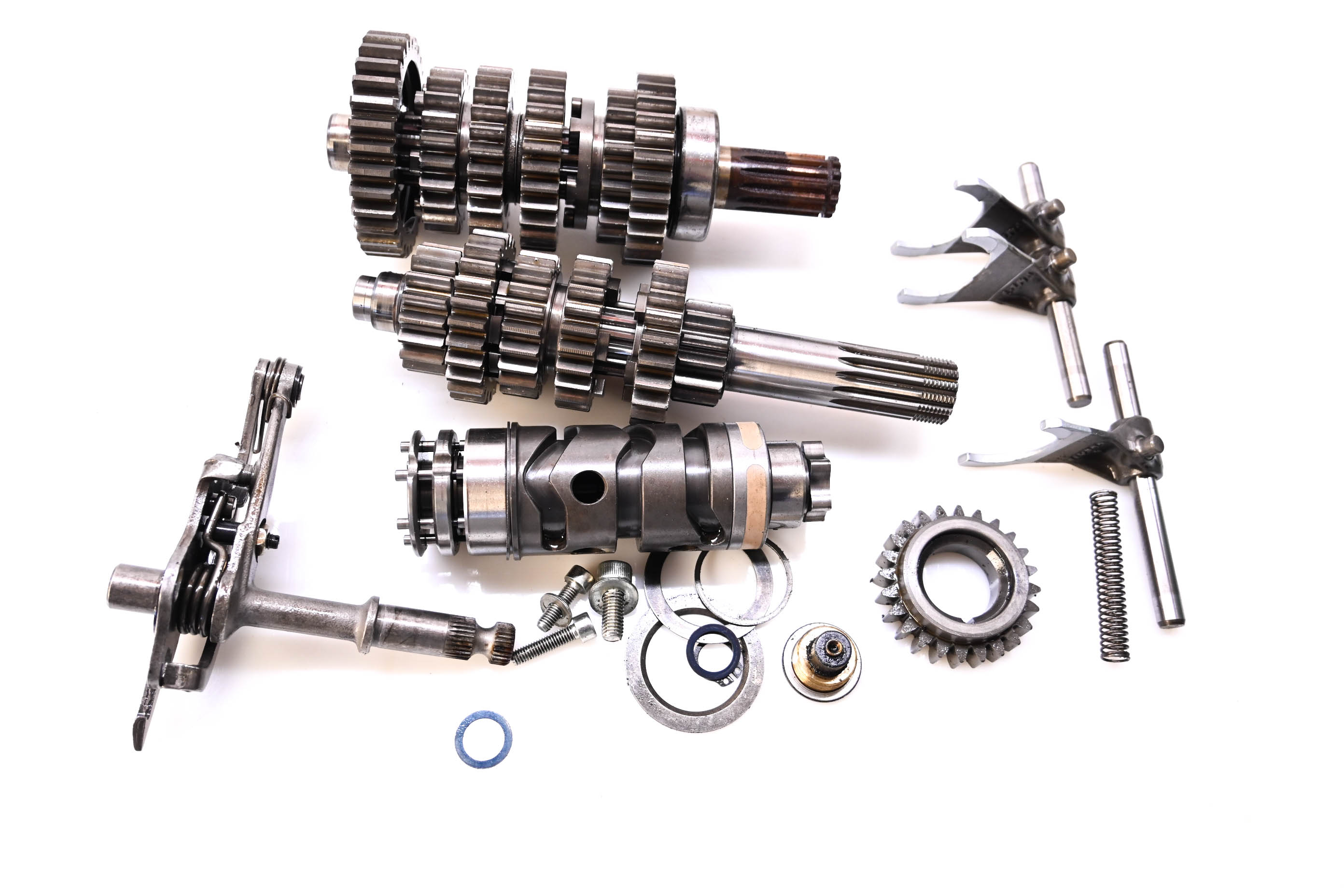 04 Ducati Monster 800S Transmission Shift Forks & Drum