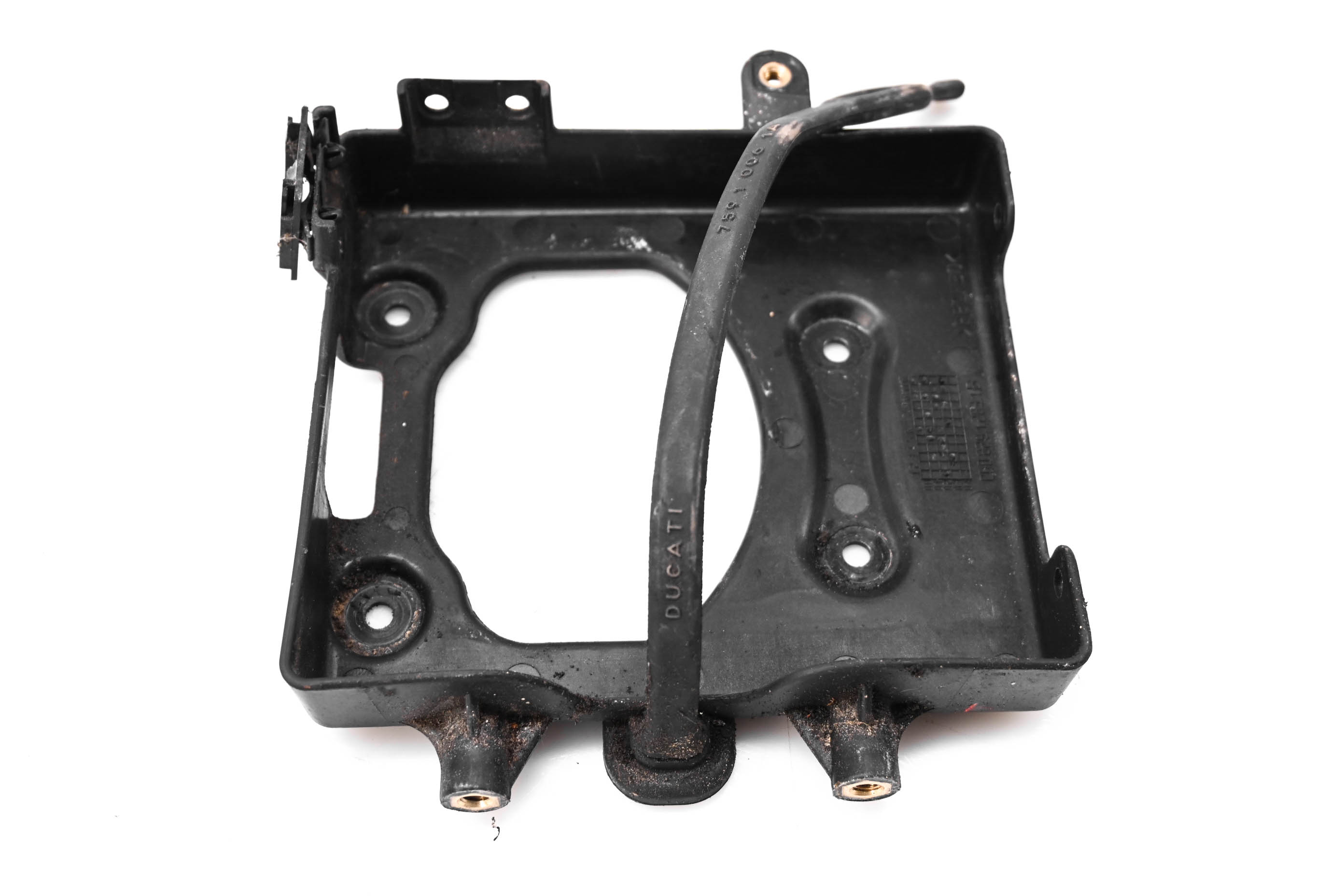 04 Ducati Monster 800S Battery Box Tray & Hold Down Strap