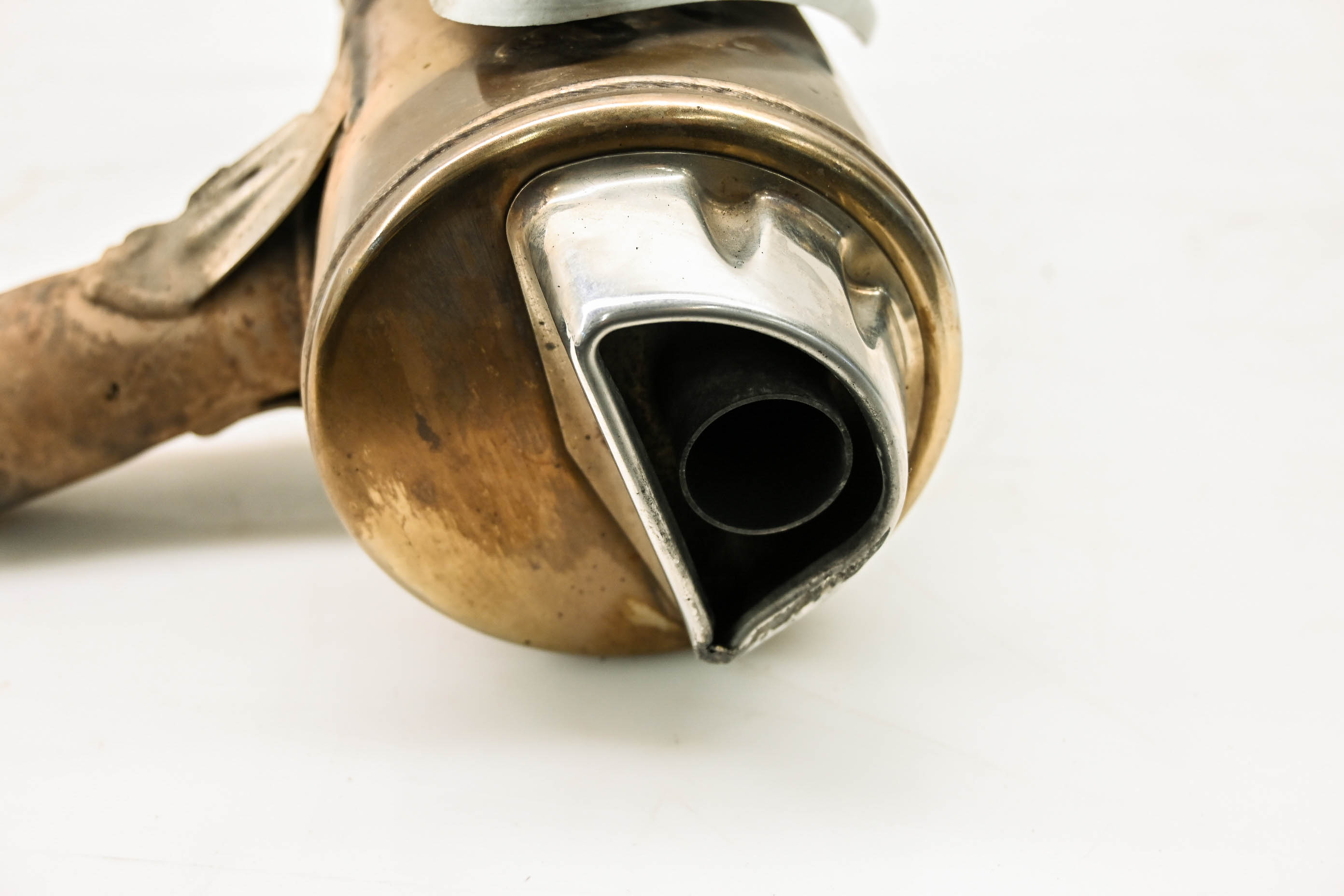 02 BMW F650GS ABS Rear Muffler Exhaust Pipe
