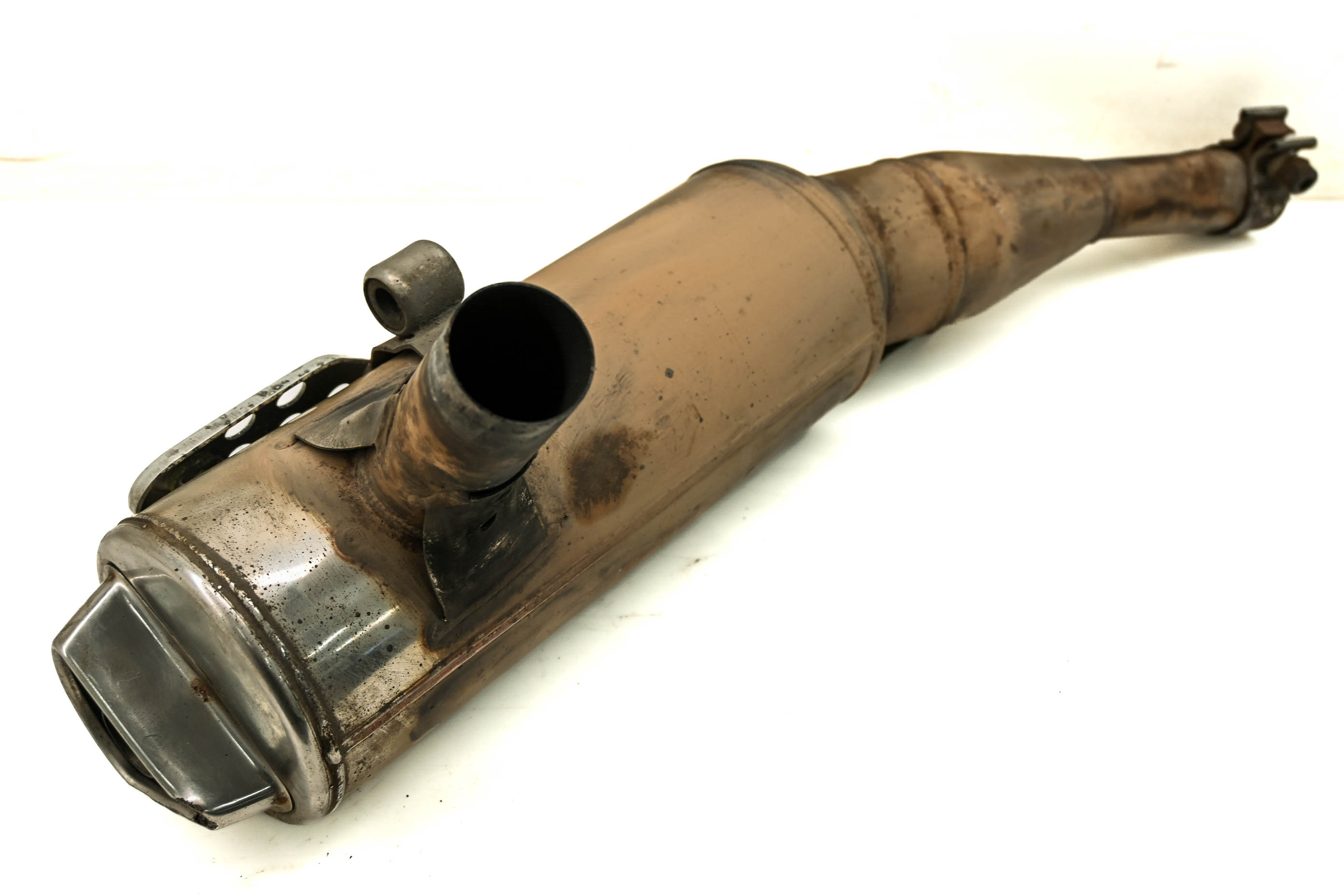 02 BMW F650GS ABS Rear Catalyzer Silencer
