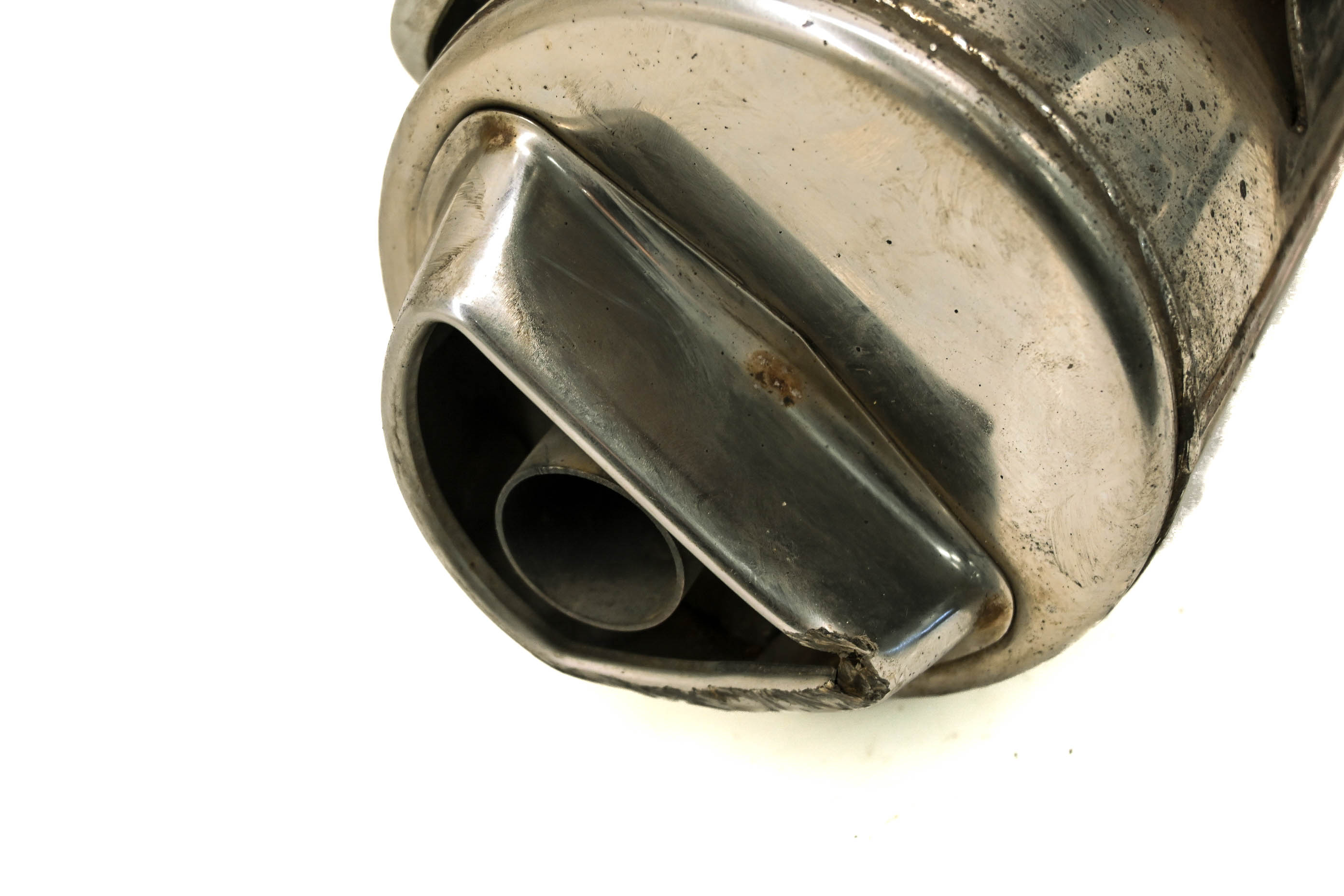 02 BMW F650GS ABS Rear Catalyzer Silencer